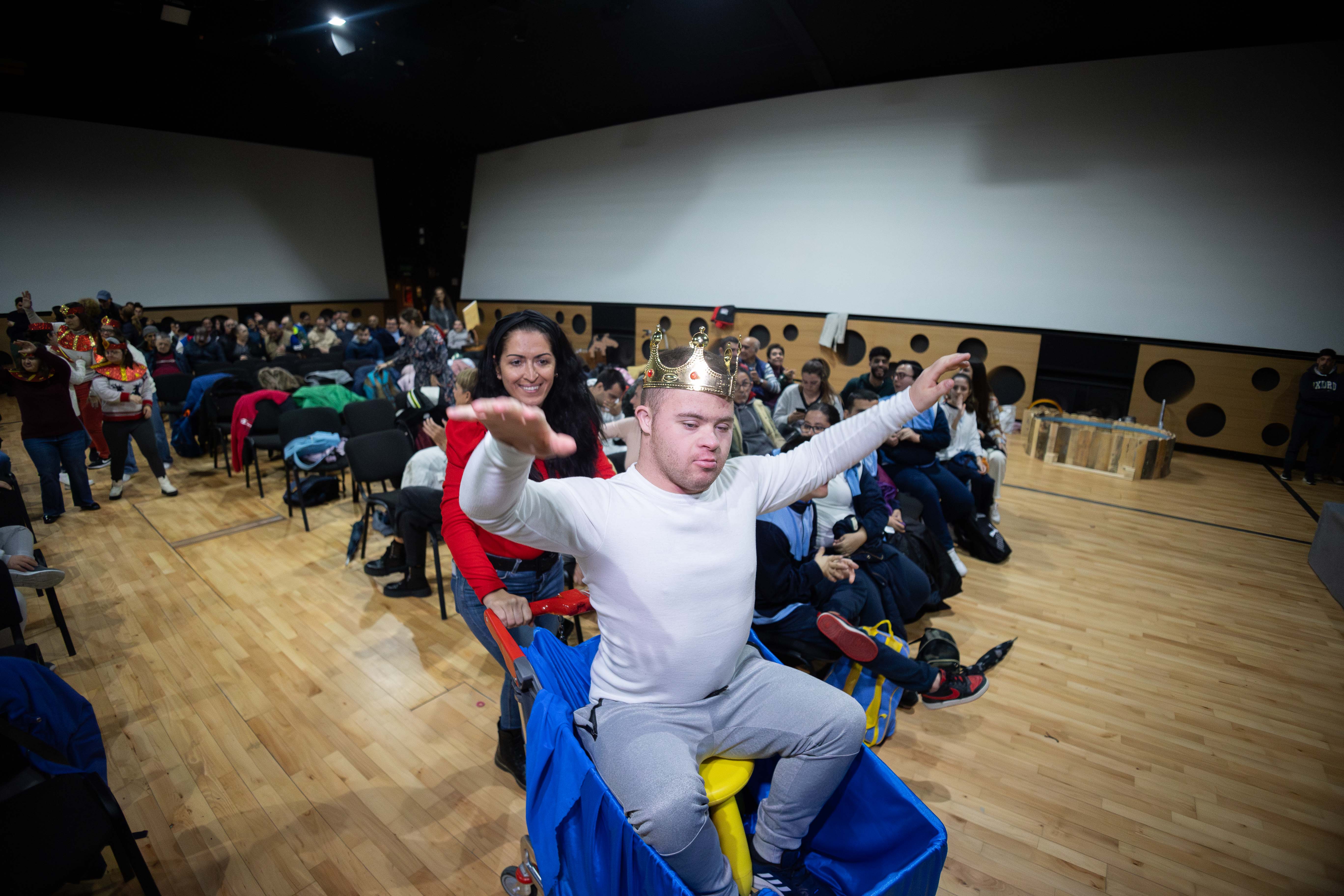 Un momento del ensayo de la función en Jerez.