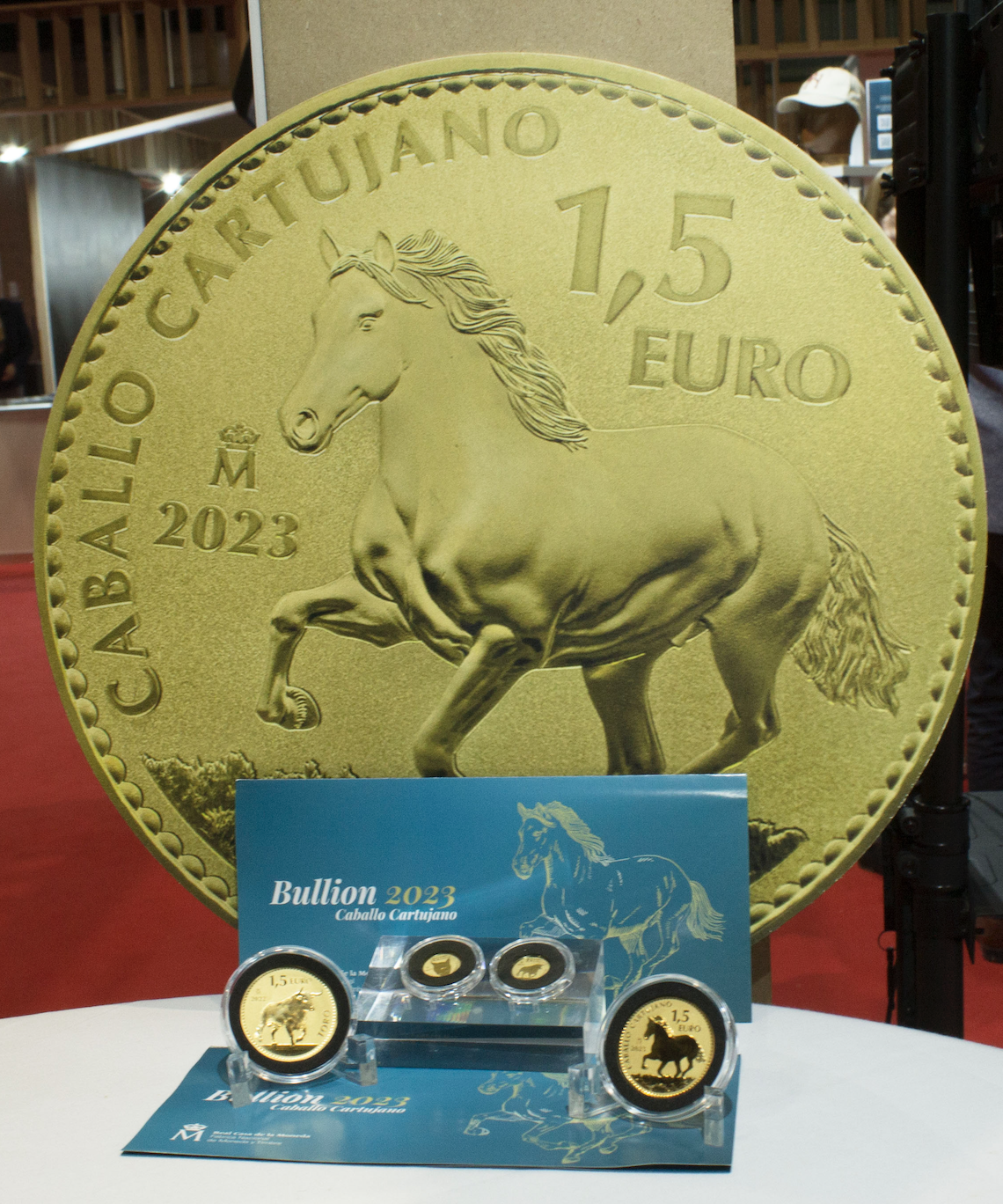 Imagen de la moneda acuñada.