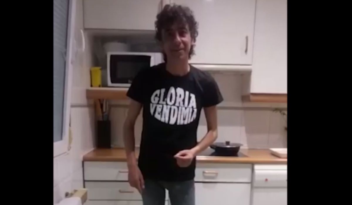 Tomasito, en su último vídeo.