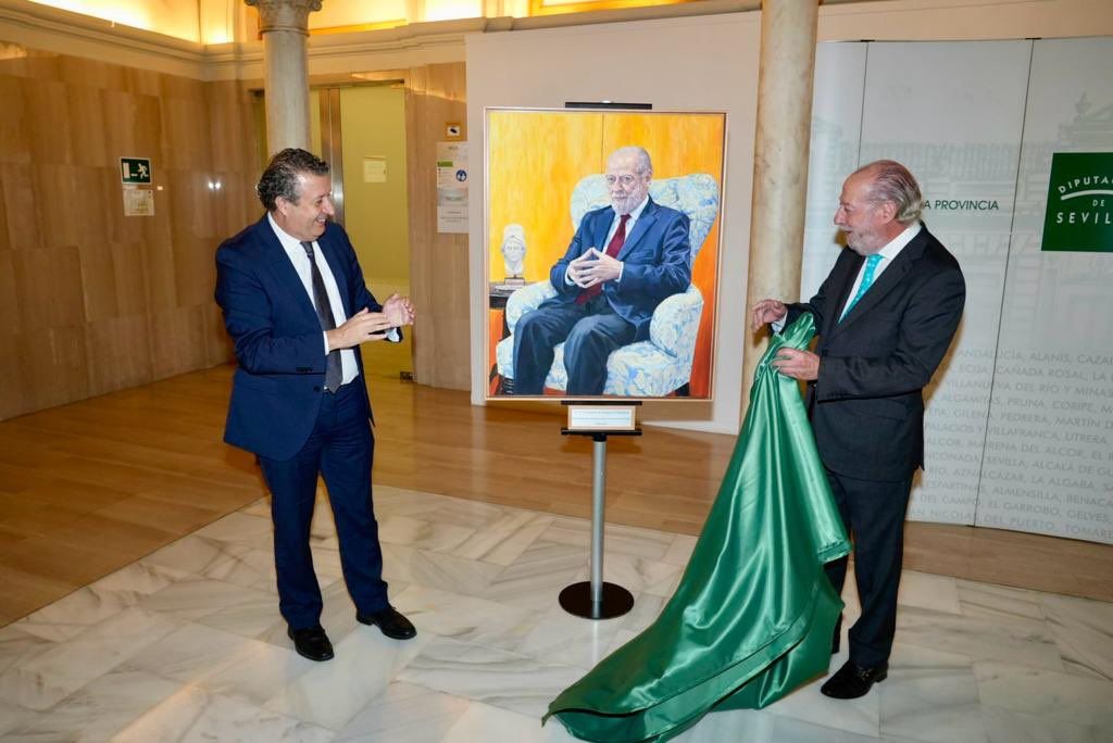 El retrato de Fernando Rodríguez Villalobos en Diputación de Sevilla.