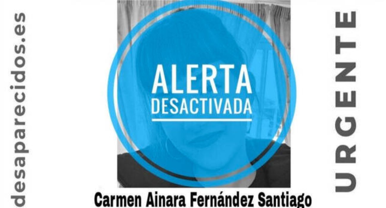 La alerta de búsqueda de Carmen Ainara, una menor de 17 años, ha sido desactivada.