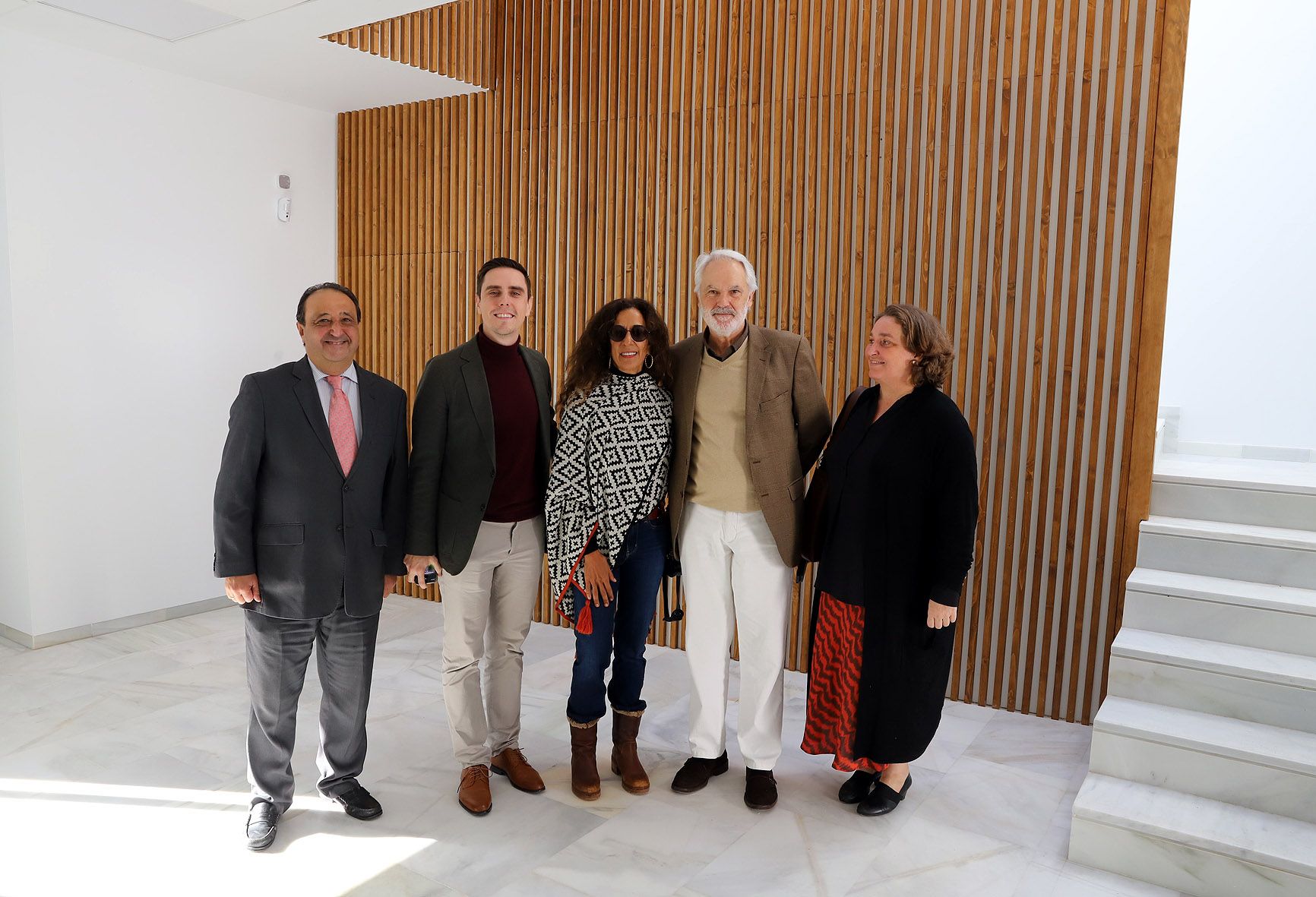 Rosario Flores, junto a miembros del equipo de gobierno del Ayuntamiento de Jerez.