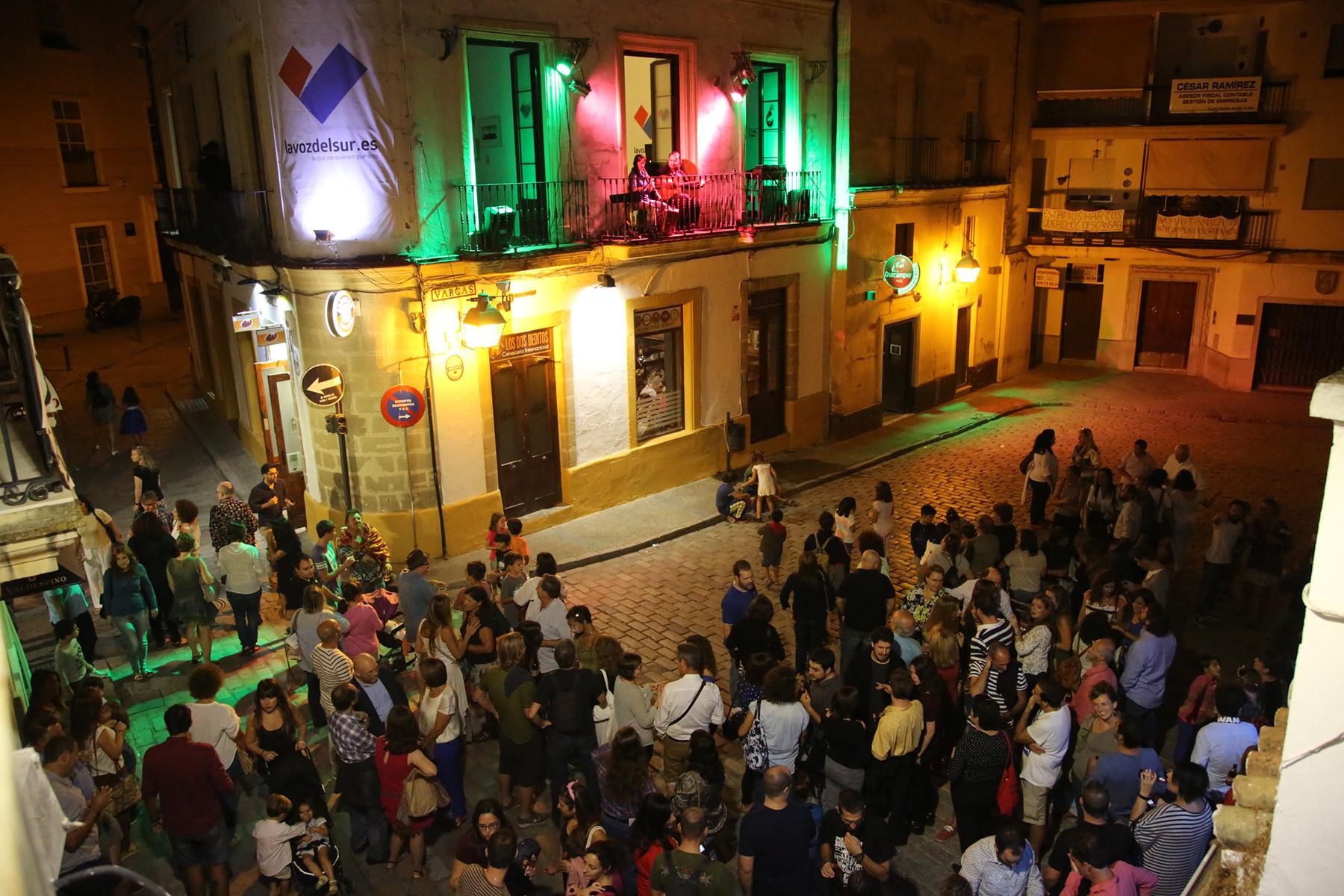 Uno de los espectáculos musicales organizados por lavozdelsur.es.