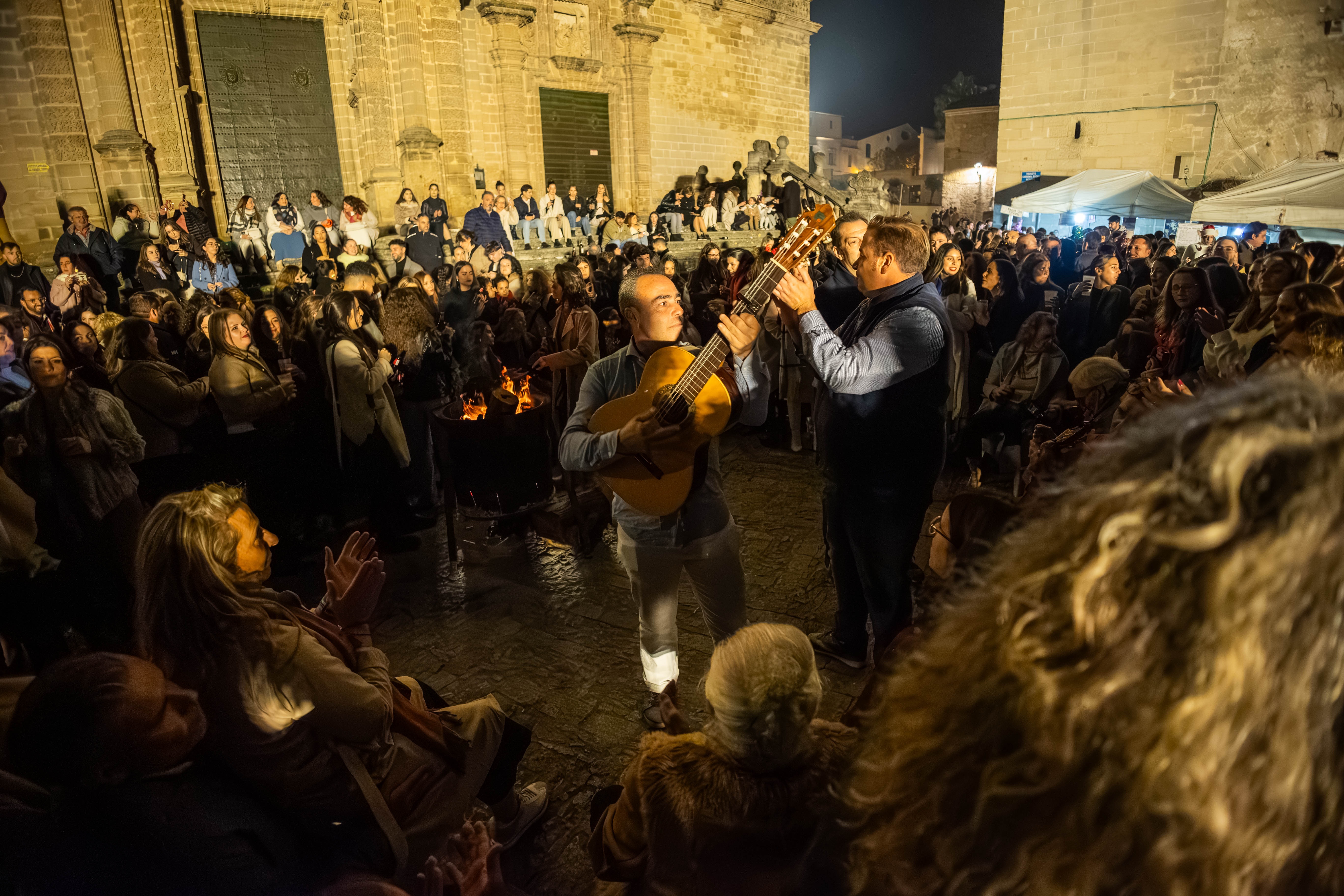 Zambomba en el reducto de la Catedral de Jerez