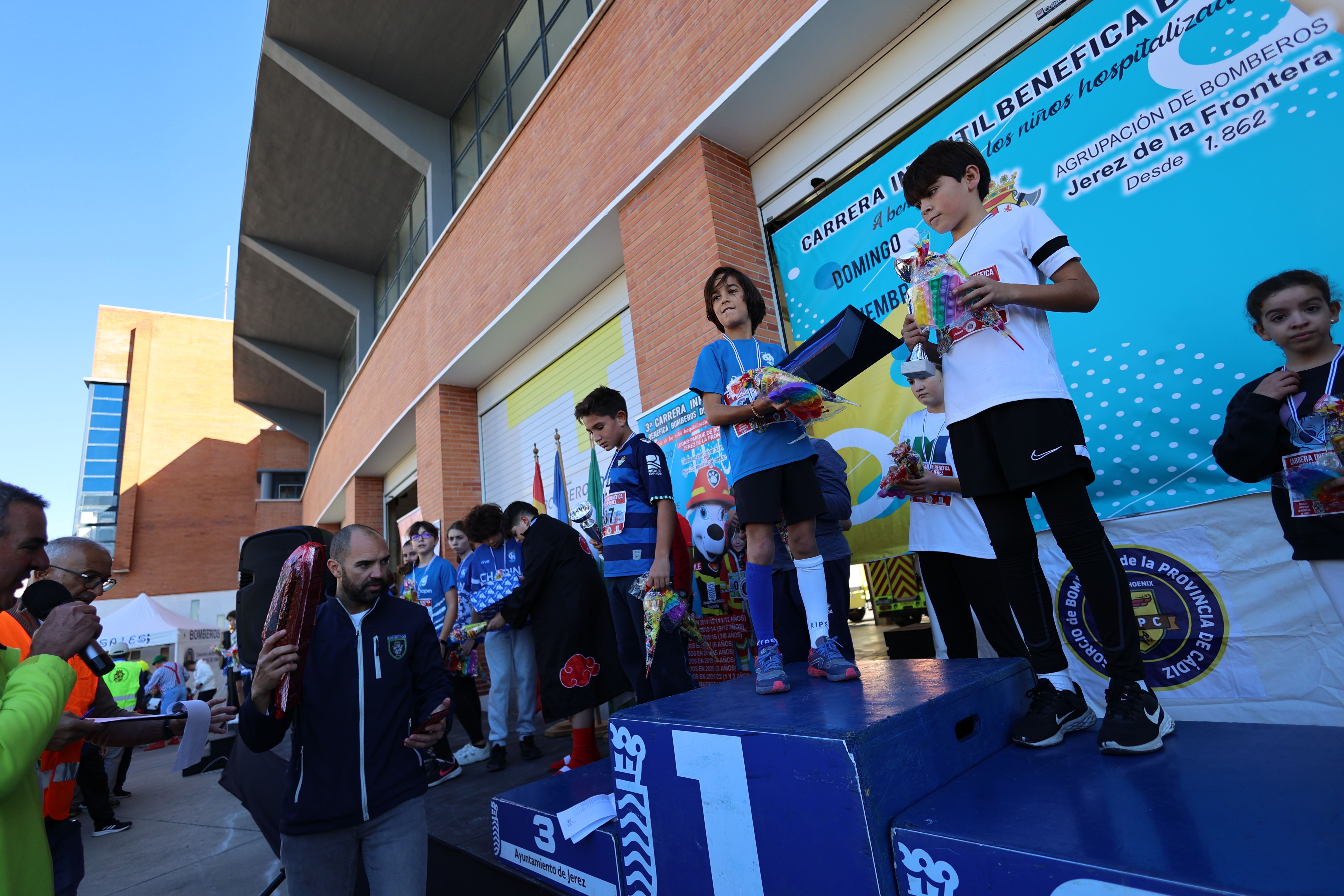 La Carrera Infantil ‘Bomberos Jerez’ a beneficio de los niños hospitalizados