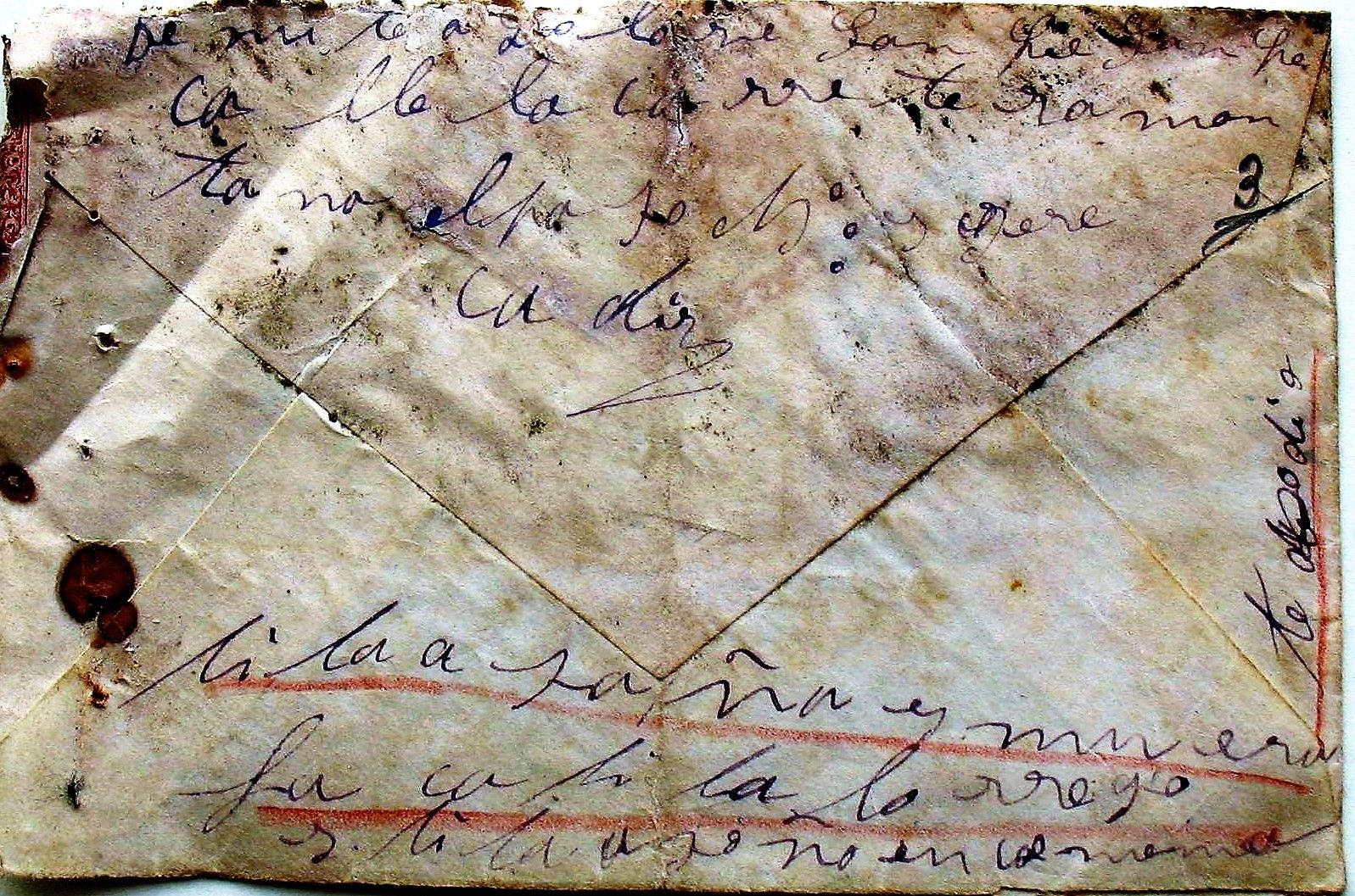 La carta por la que encausaron a Dolores.