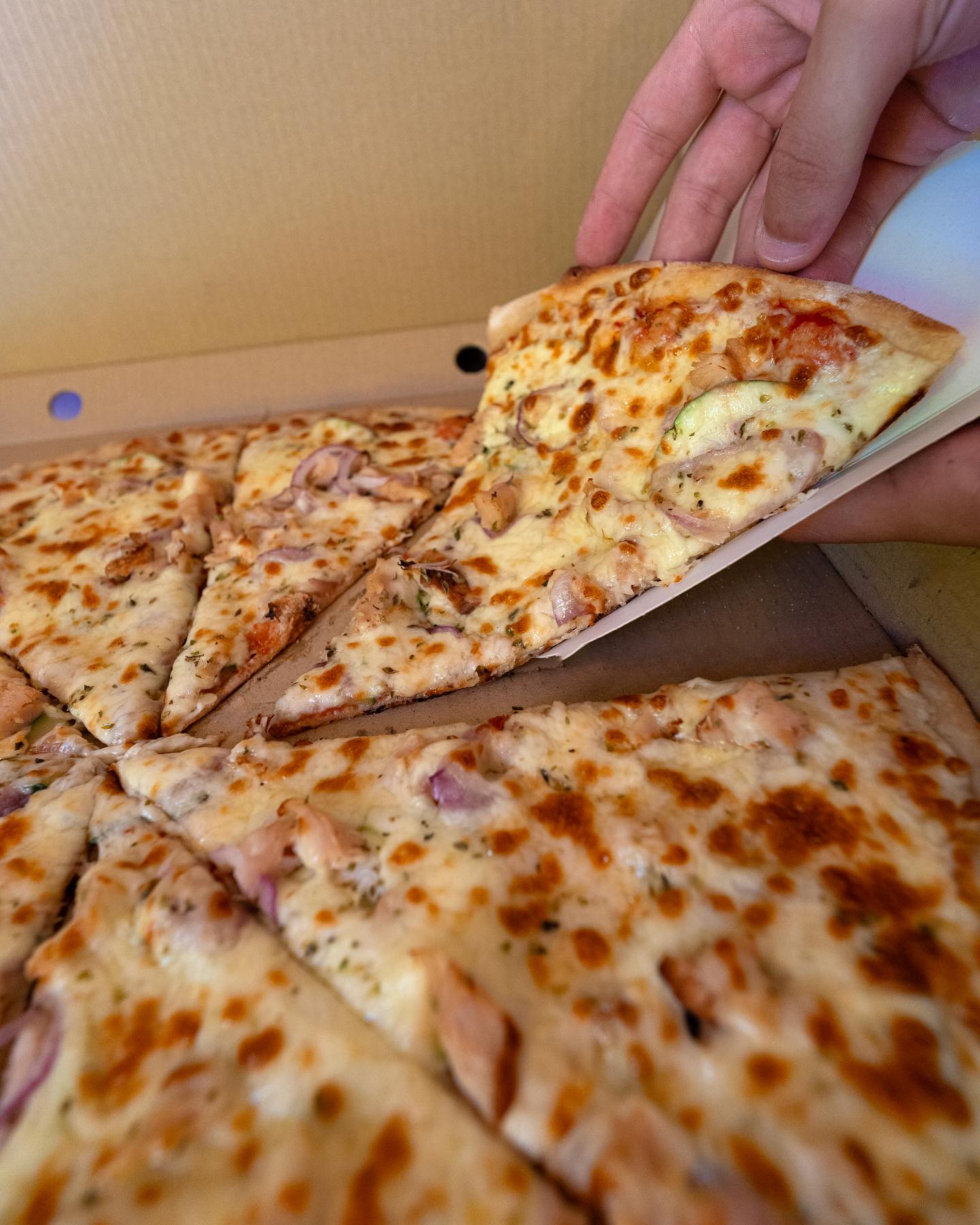 Una pizza de Maskali, en Cristo de Burgos, cerca de las Setas.