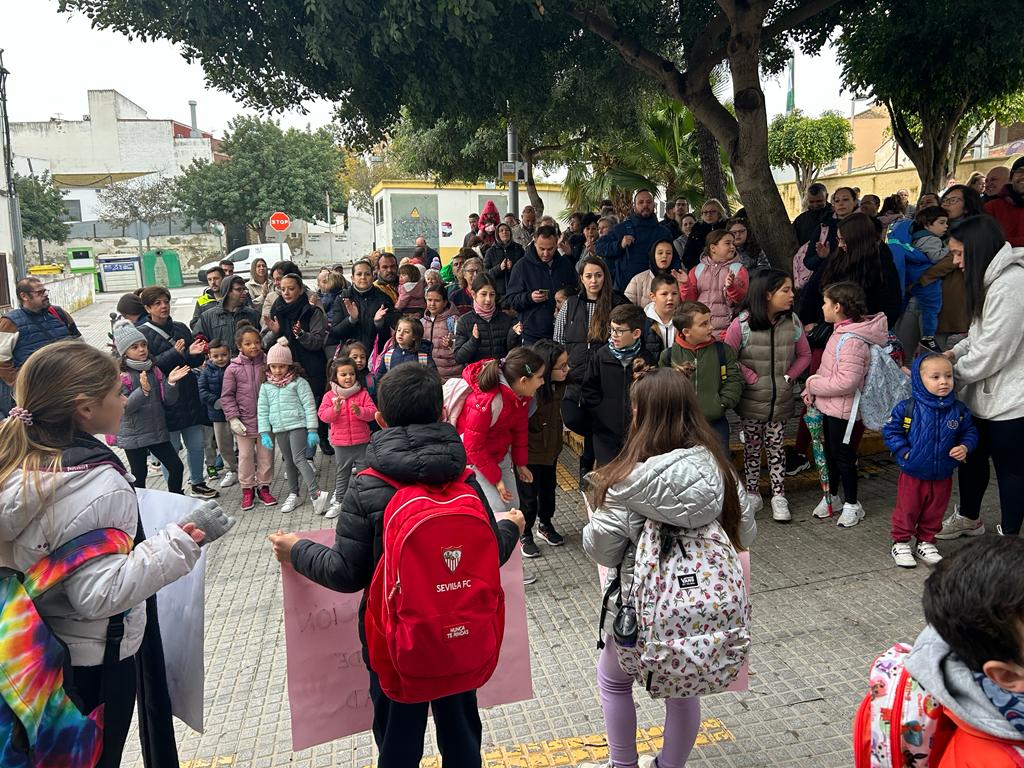 Un momento de la concentración.