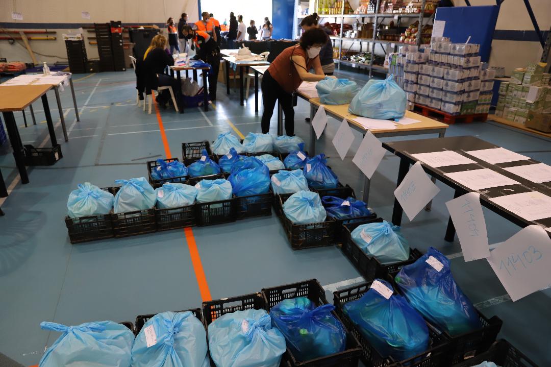 Alimentos donados por El Corte Inglés.