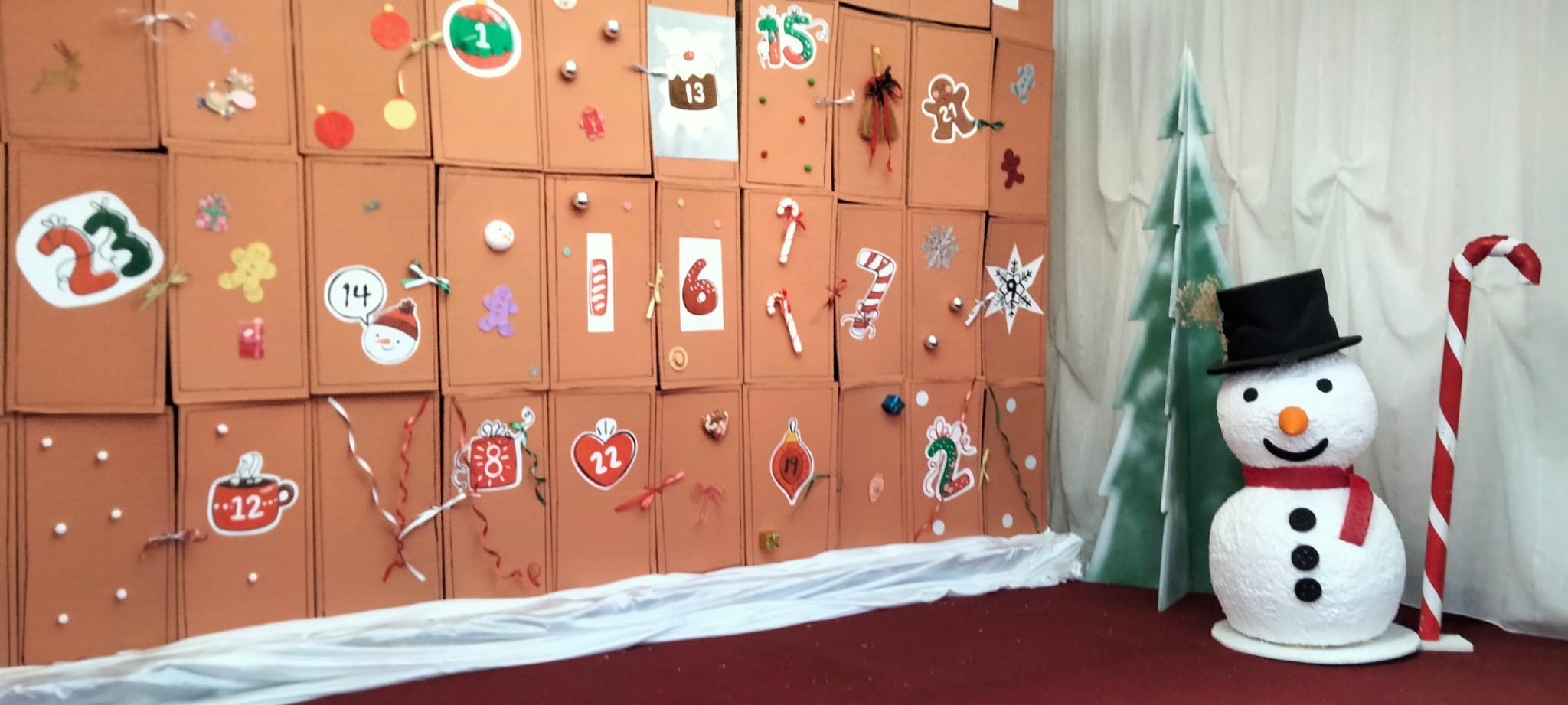 Calendario de adviento con premios en Rota.