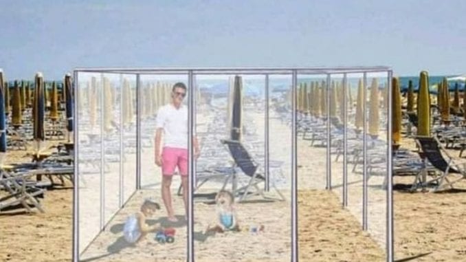 Propuesta de la empresa italiana Nuova Neon Group Due Srl para las playas.