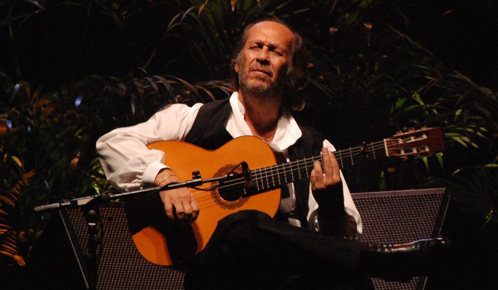 Paco de Lucía, en un concierto en 2007.
