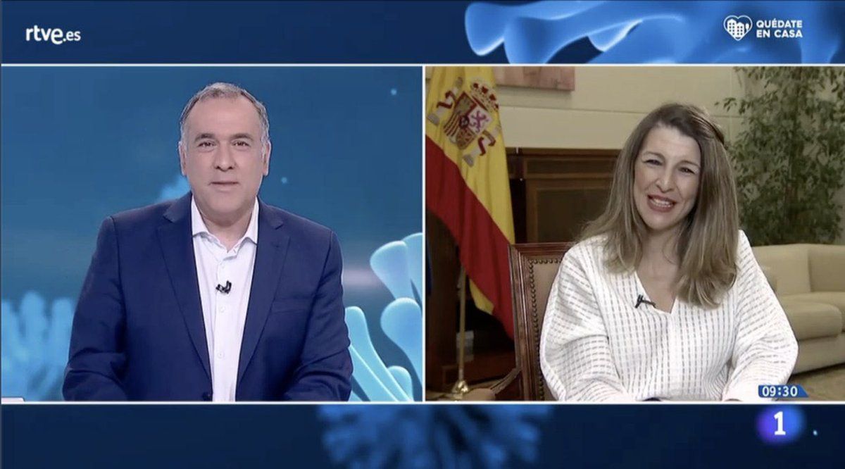Díaz, en su entrevista en TVE este viernes.