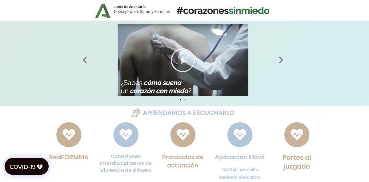 Portal creado para la campaña.