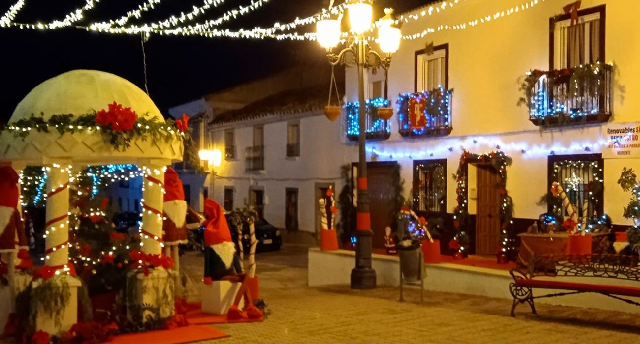 Gnomos en las calles de Morente, una aldea de Córdoba.