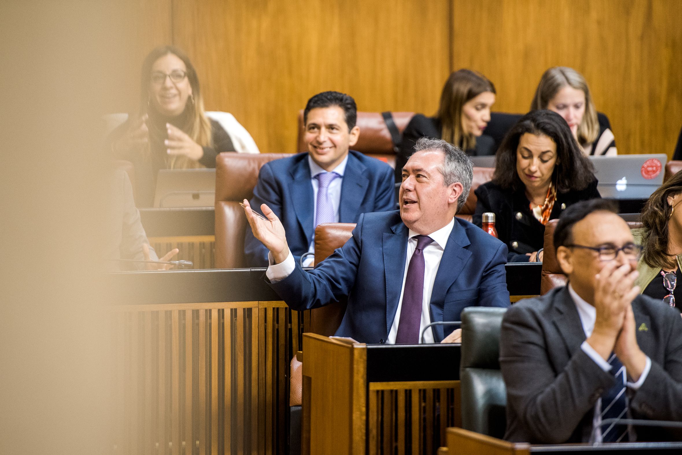 Juan Espadas durante el Debate del Estado de la comunidad.