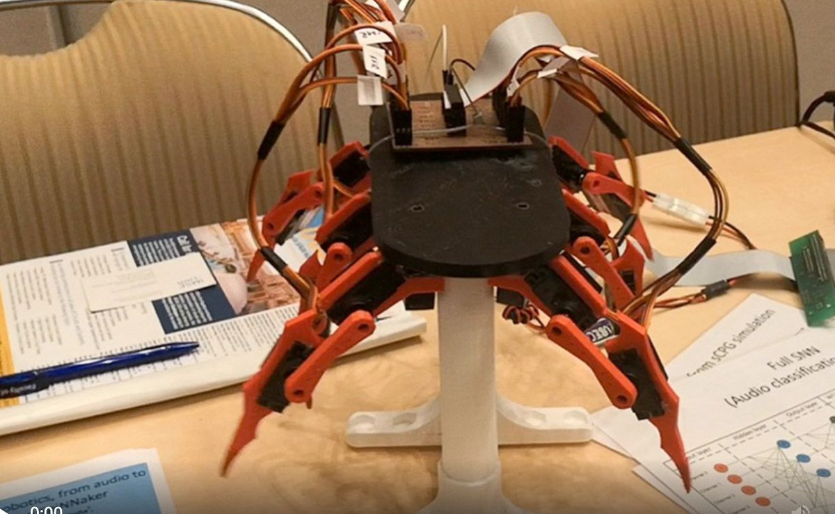 El robot-insecto desarrollado por investigadores andaluces.