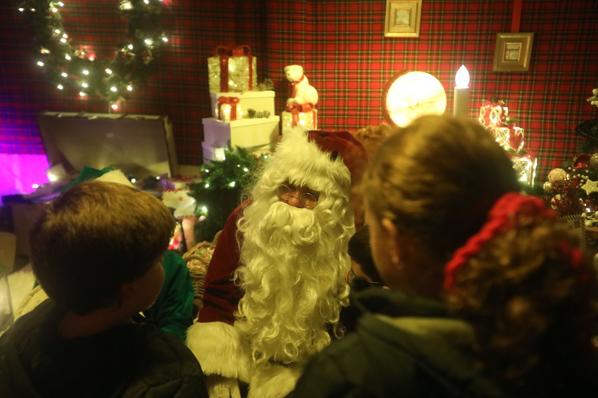 La casa de Papá Noel en San Fernando.