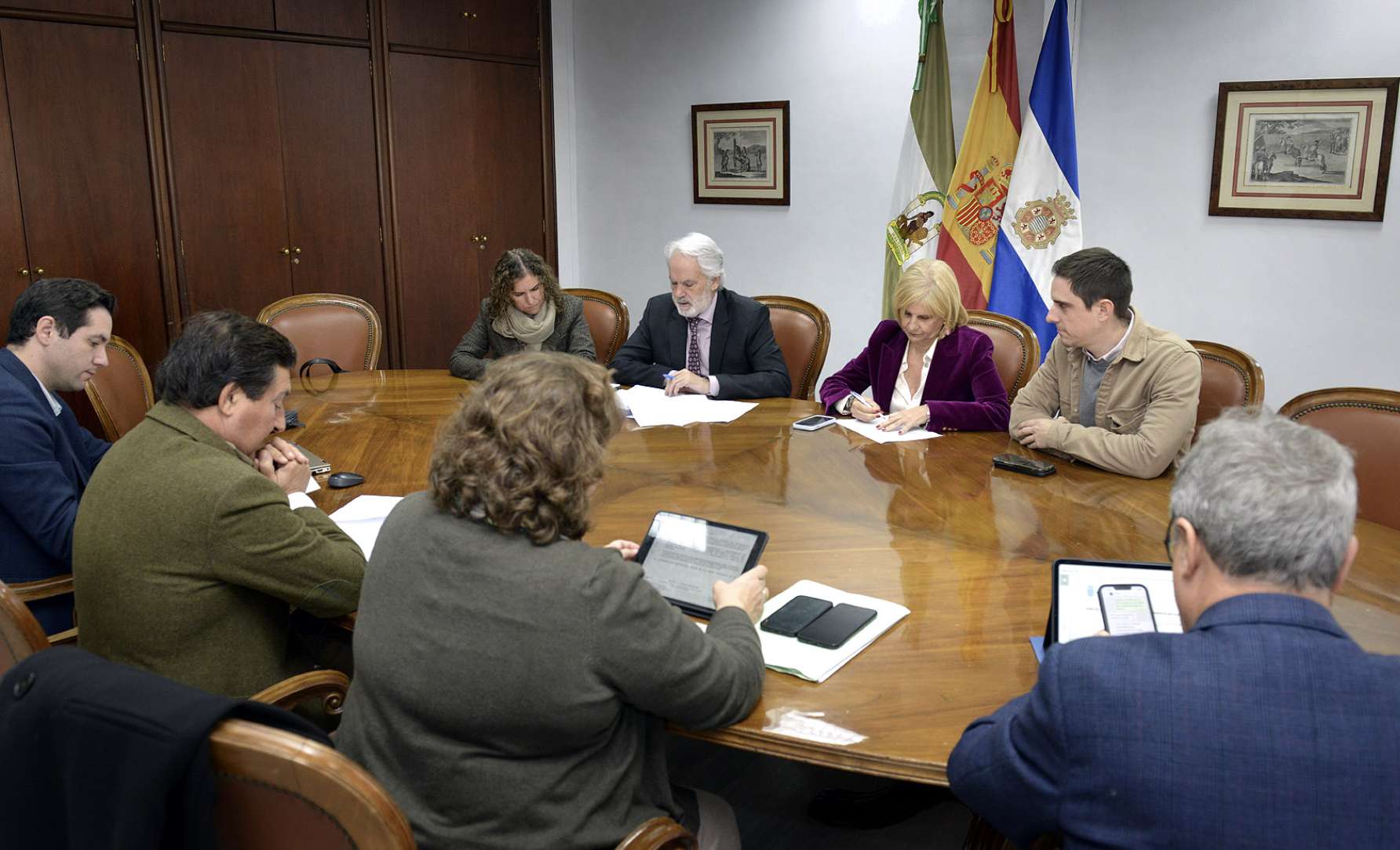 Reunión en la que se ha dado luz verde a las actuaciones.
