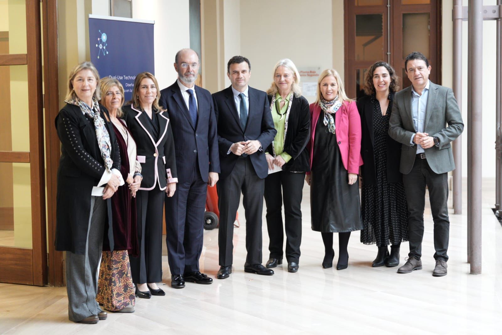 Las autoridades en la inauguración del encuentro internacional de Tecnología Avanzada. 