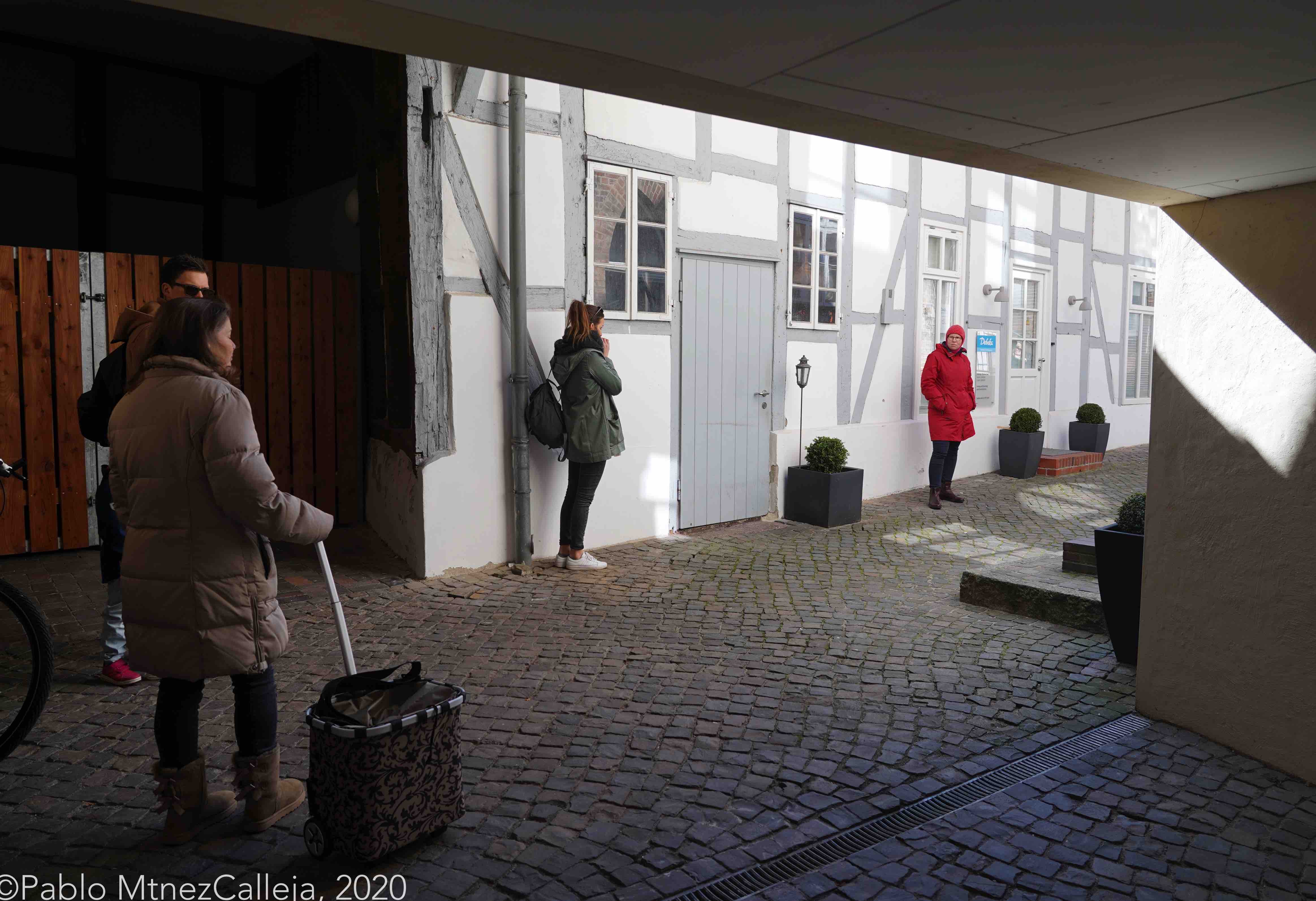 Colas en Centroeuropa.