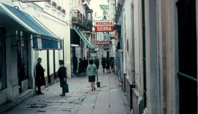 Tiendas en el Jerez de los 60. 