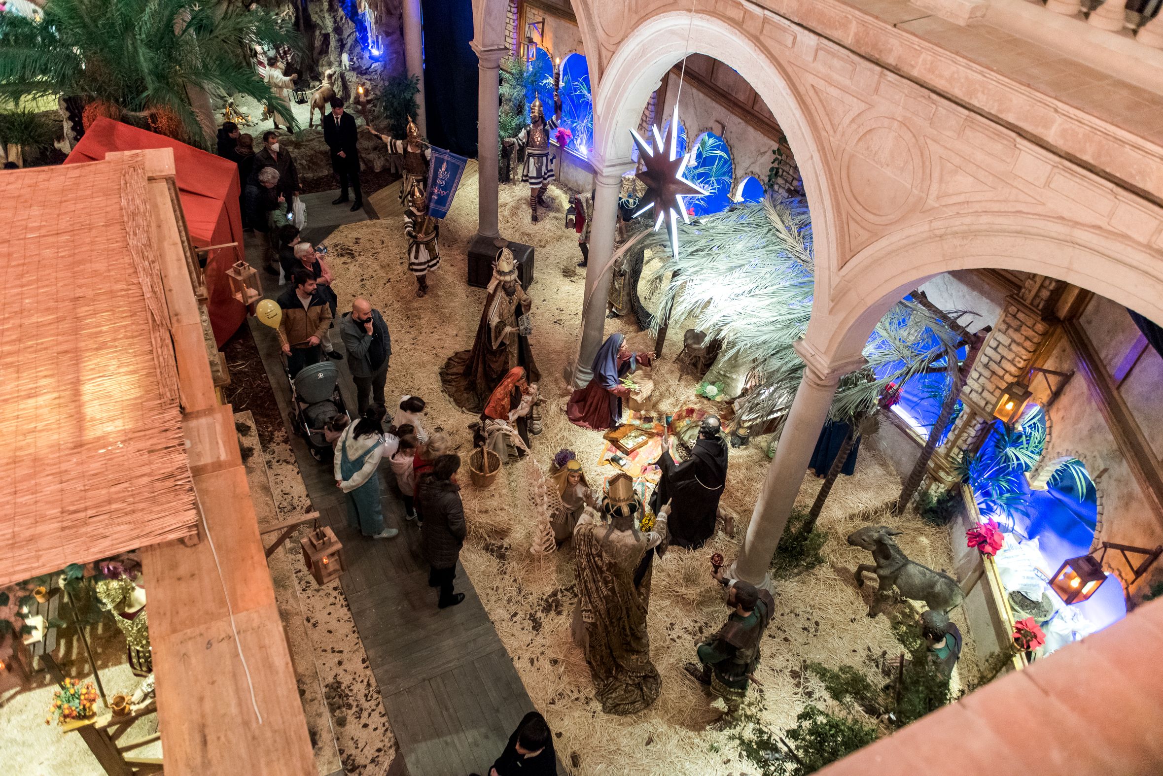 El belén de la Fundación Cajasol de Sevilla, en imágenes