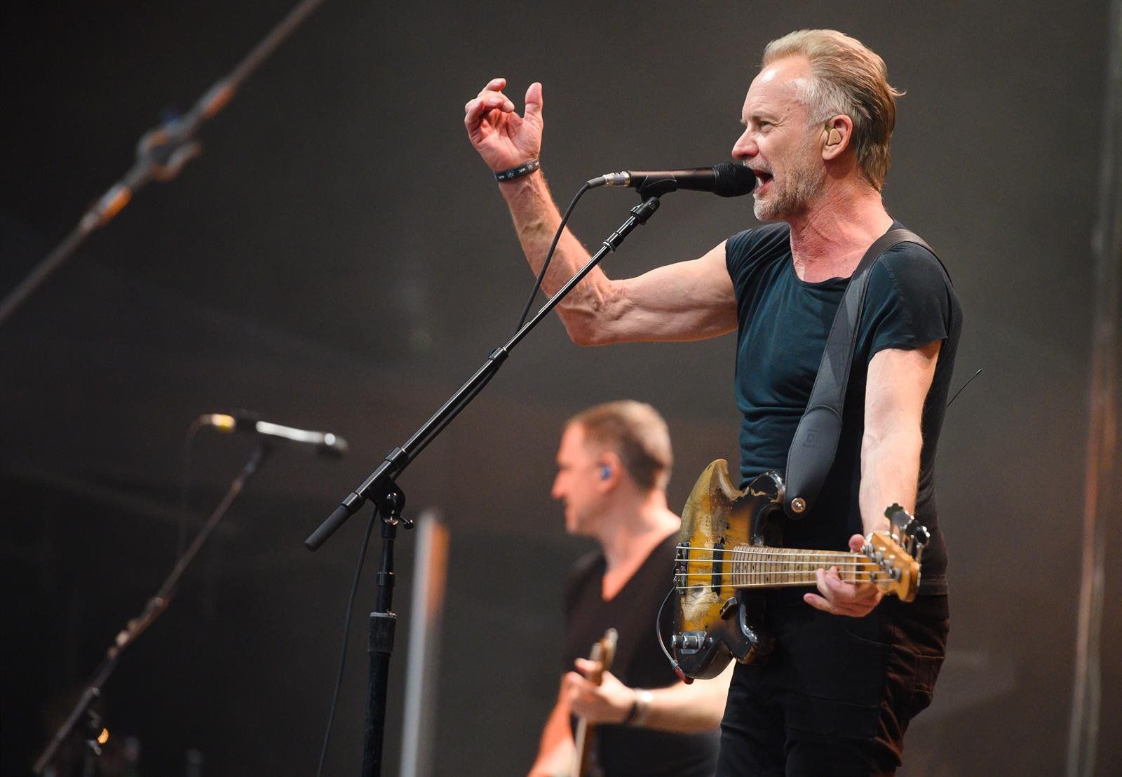 Sting, en un concierto. FOTO: Christophe Gateau/dpa