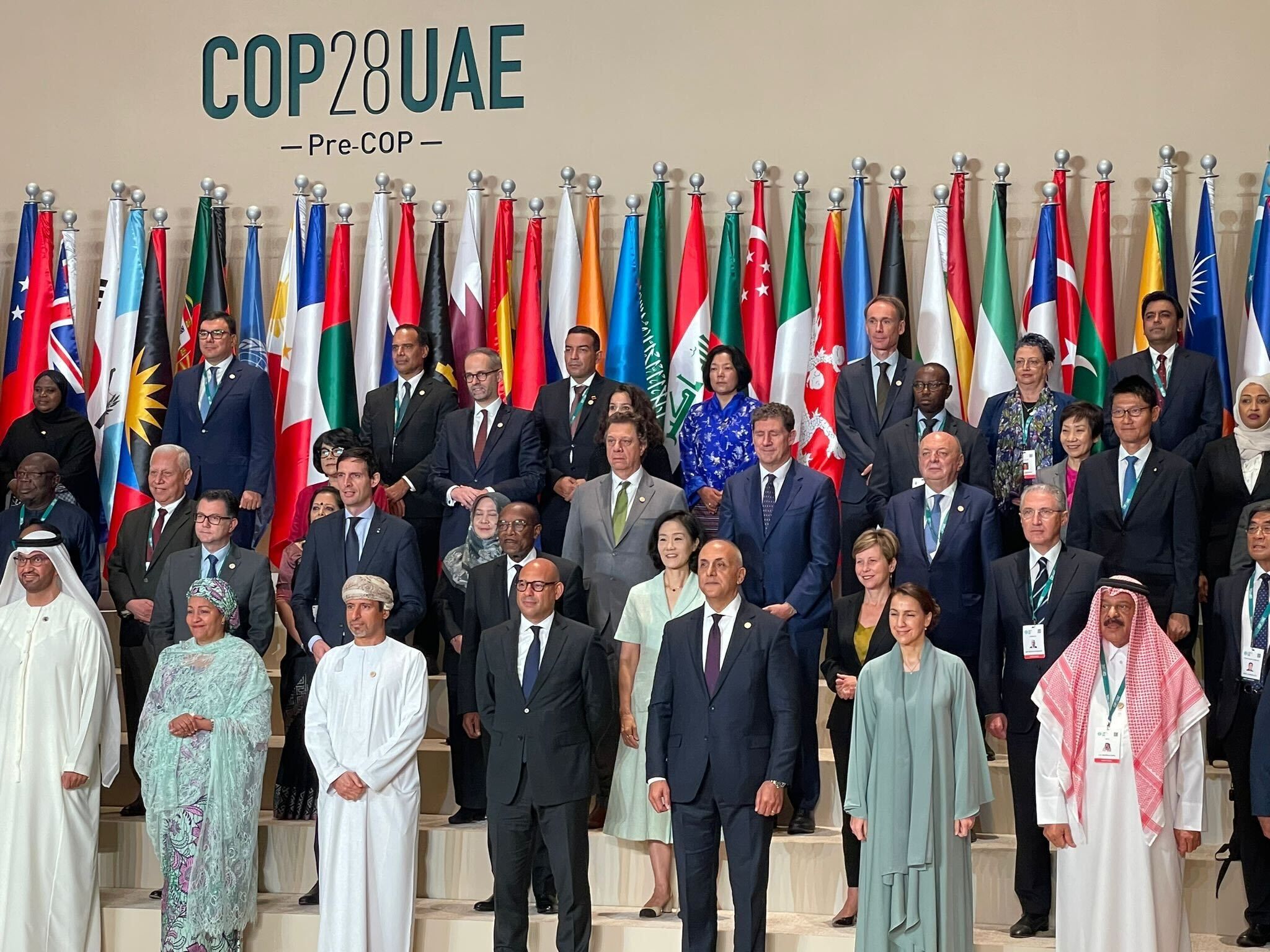 Dirigentes mundiales en la COP28.