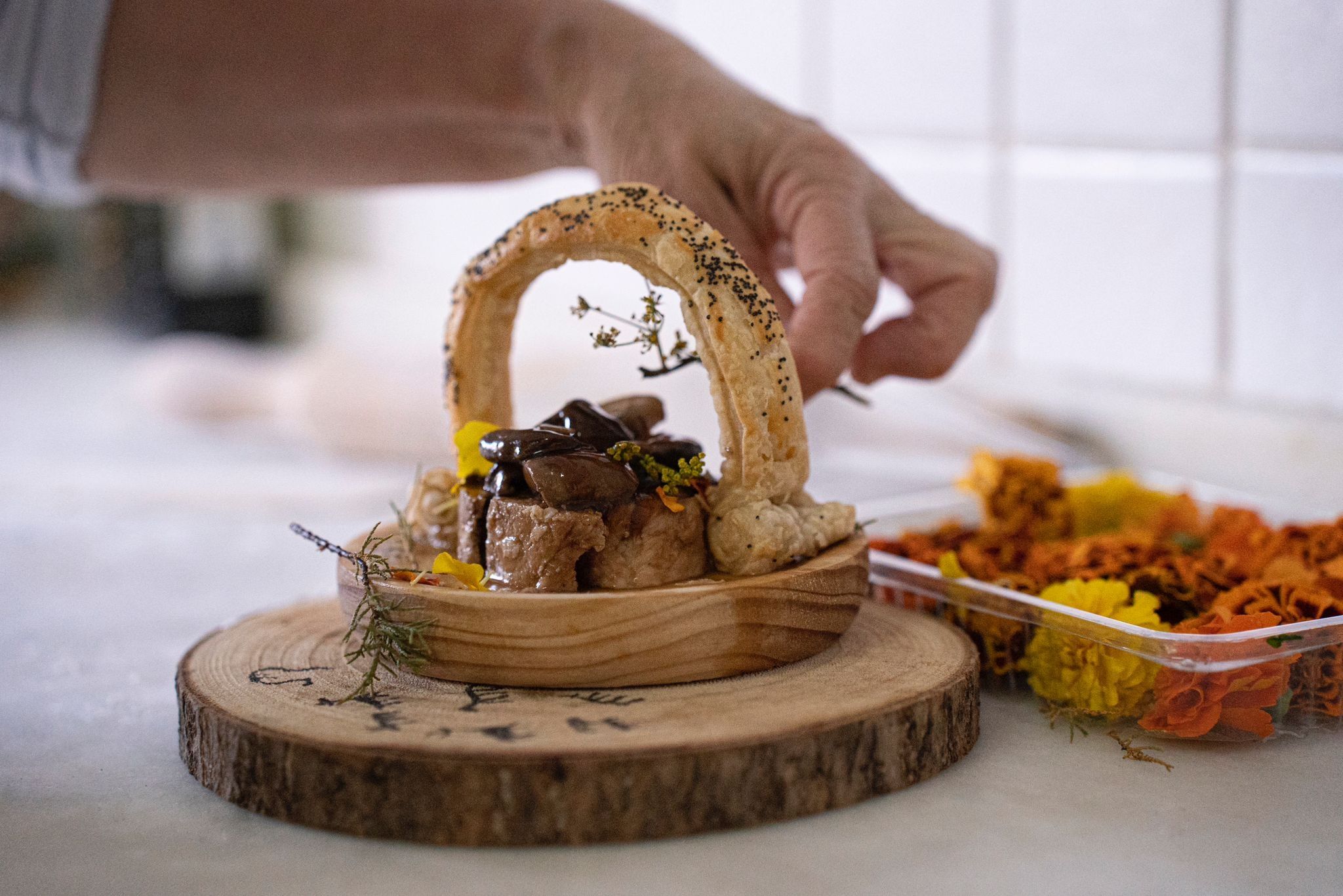 Camino de la sierra, una de las tapas premiadas en Benalup.