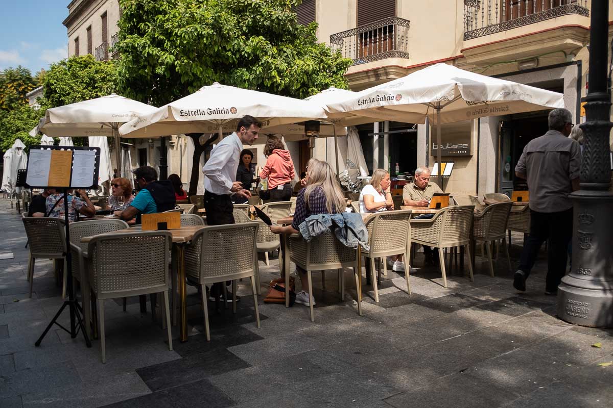 Terrazas de bares de Andalucía, en una imagen de archivo.