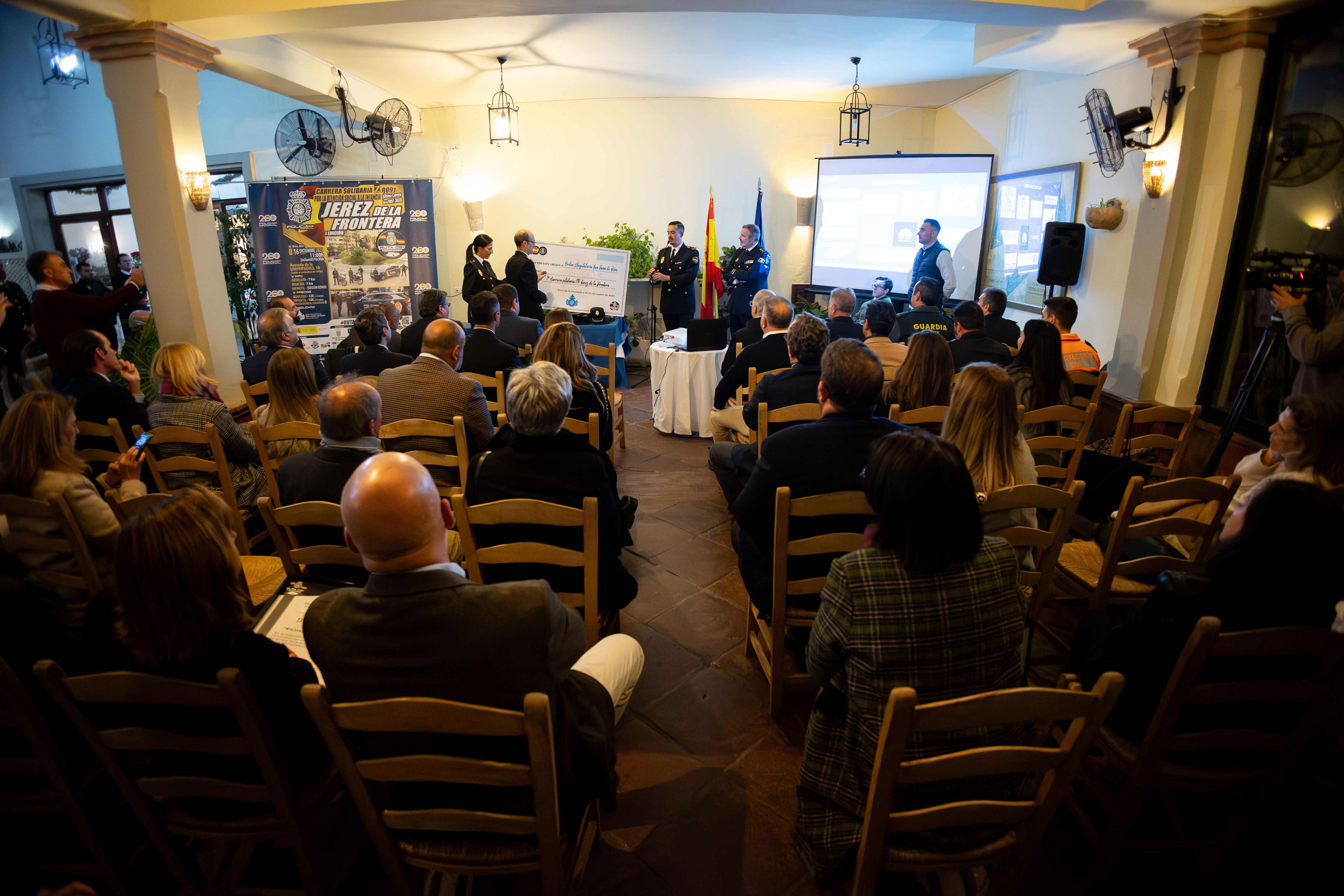 Las instalaciones de Sherry Golf durante el acto.