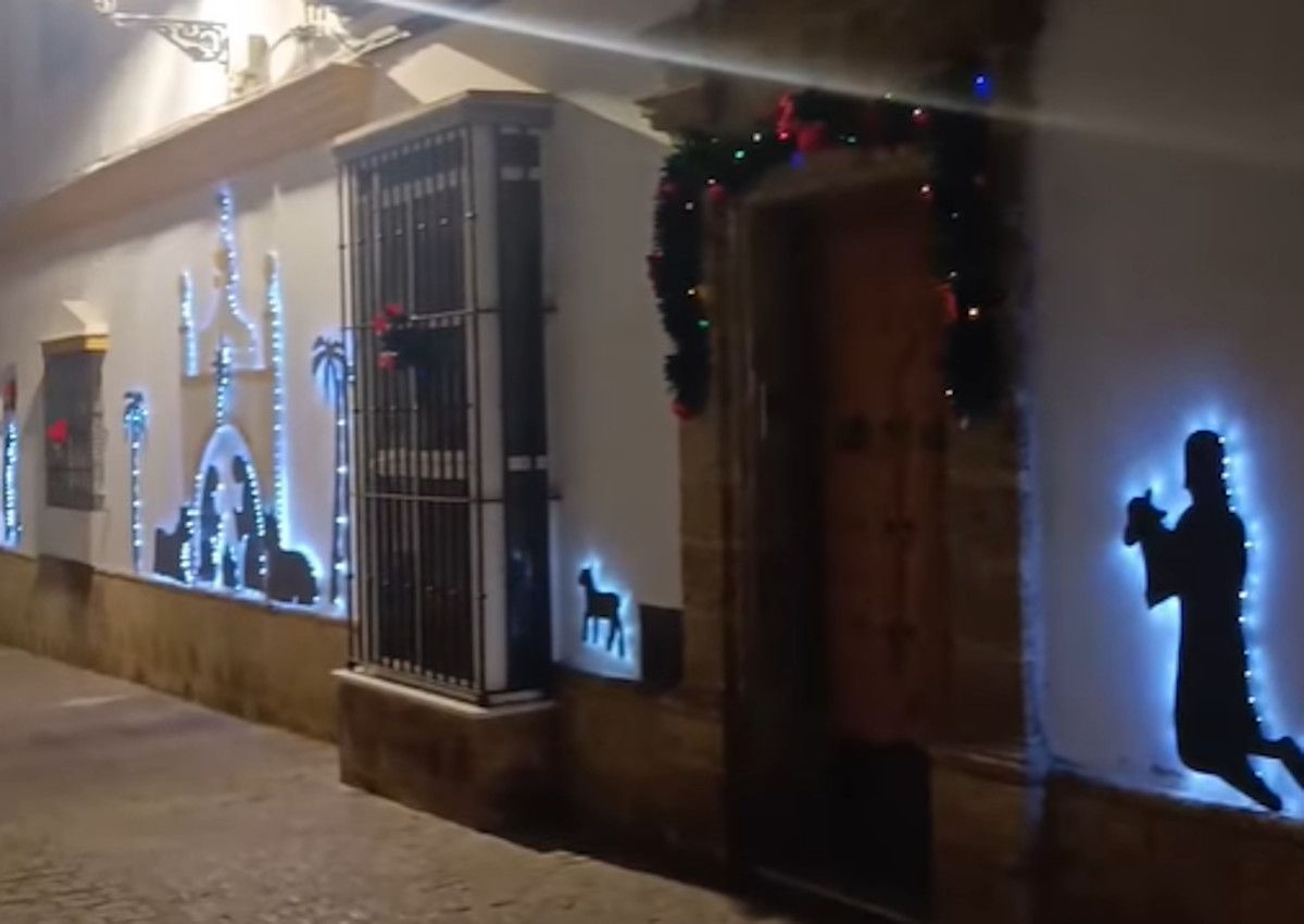 Decoración en la calle San José.