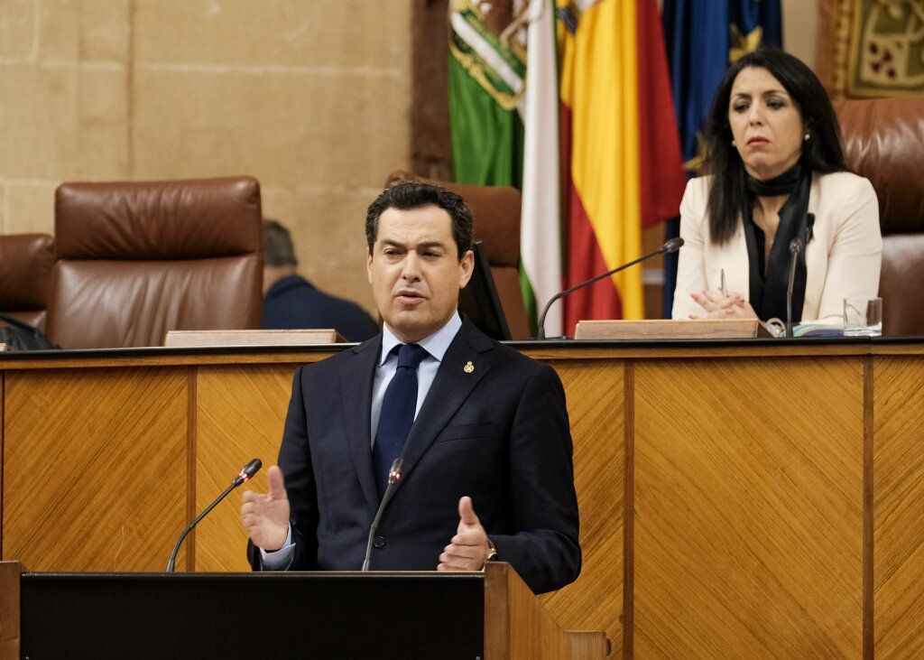 Moreno, durante una de sus intervenciones este viernes. FOTO: PARLAMENTO