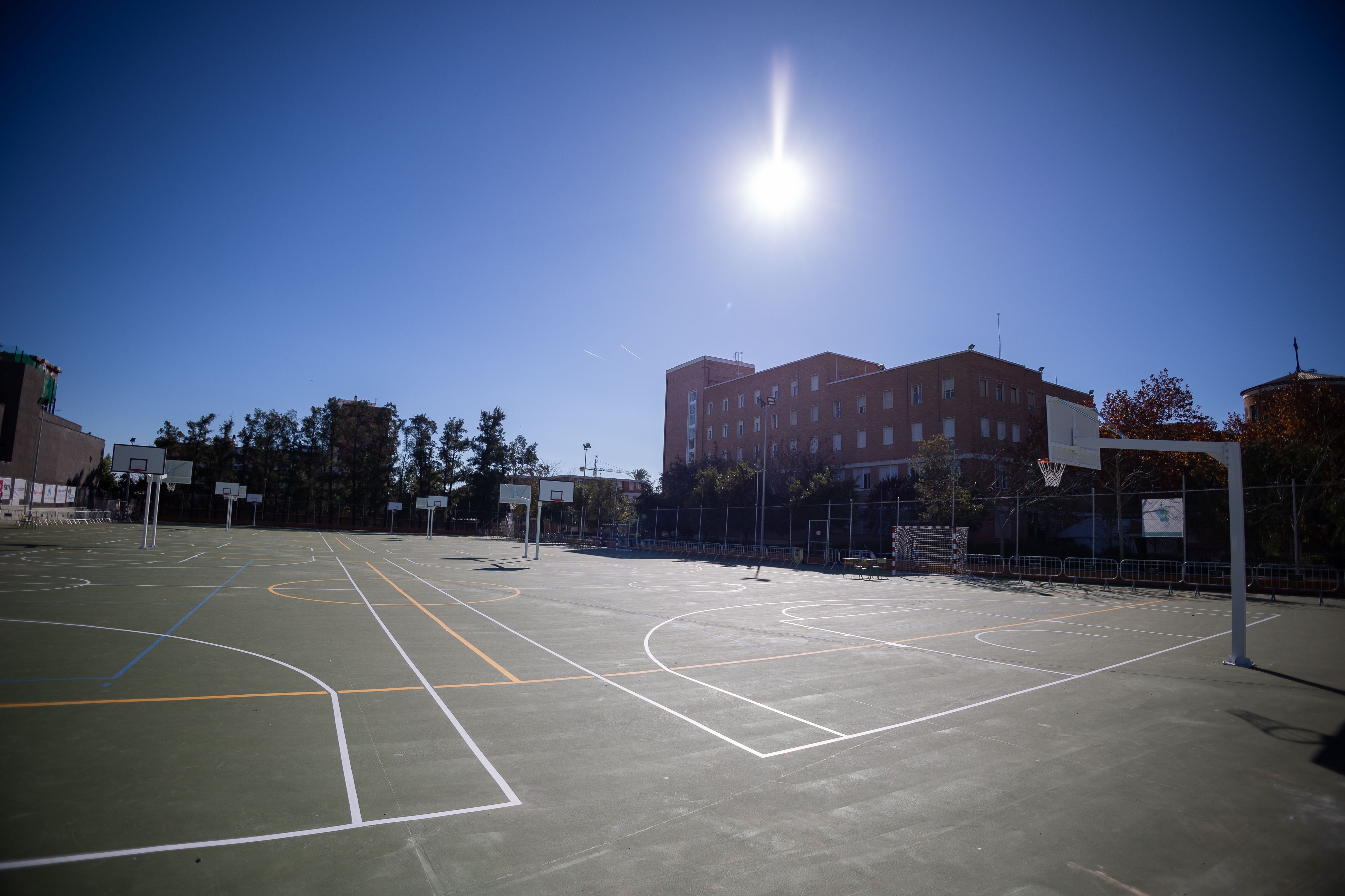Una de las pistas del Colegio Nuestra Señora del Pilar.