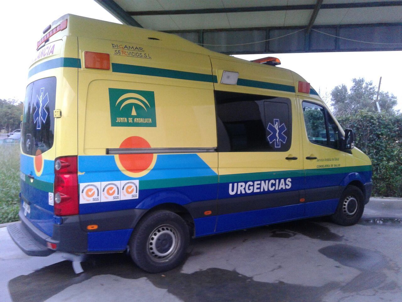 Ambulancia de urgencias.