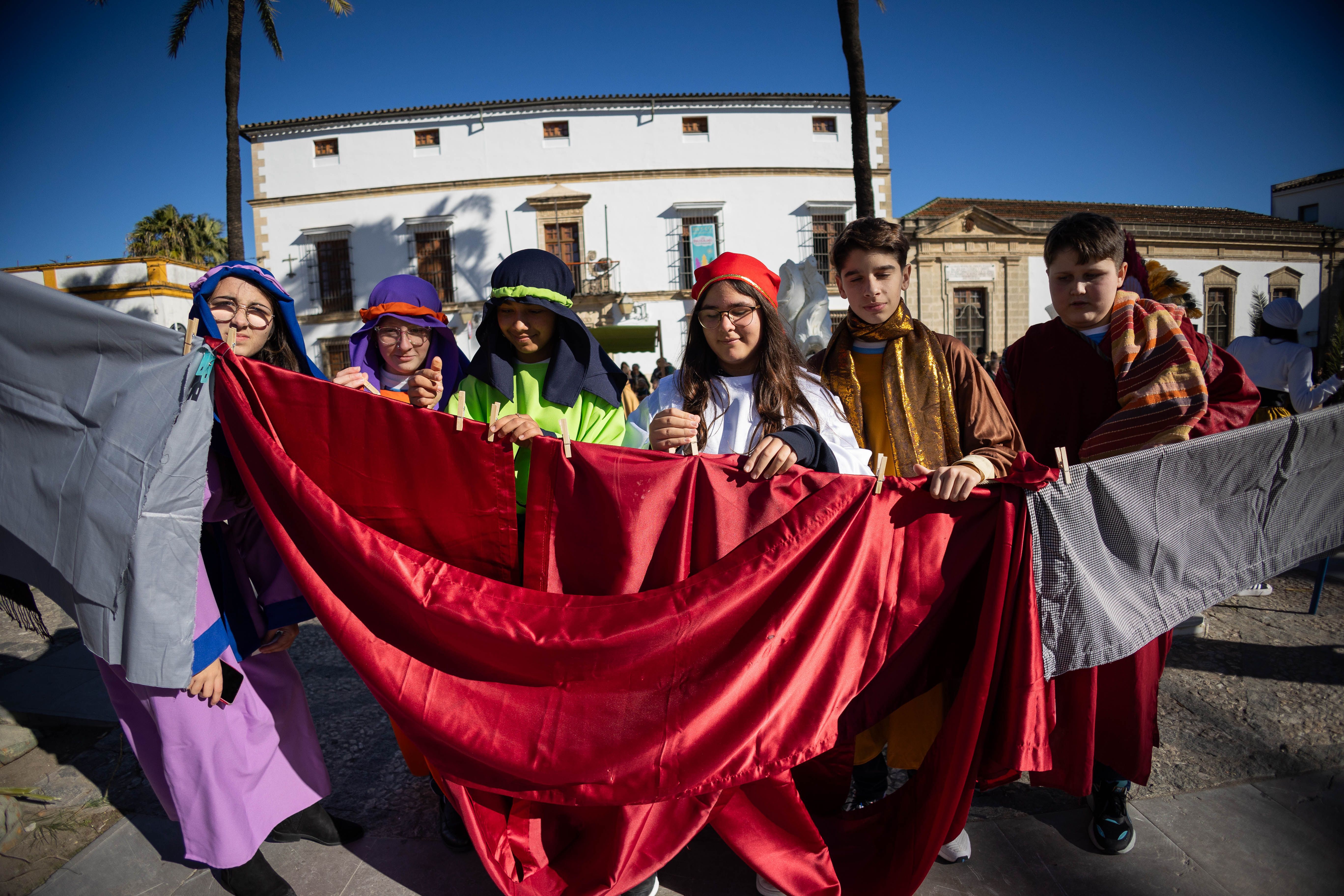 Un Belén viviente en pleno barrio de San Mateo