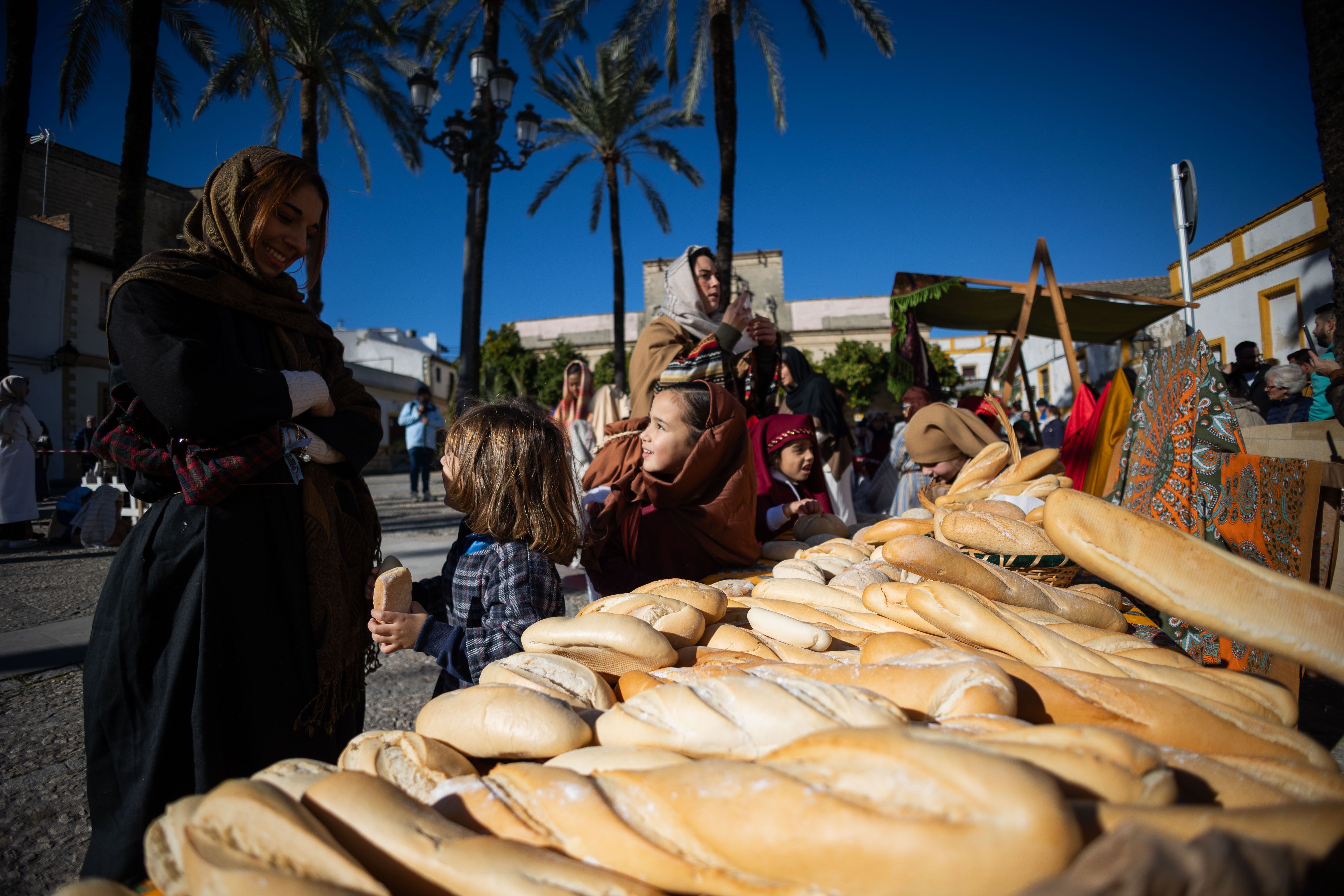 Un Belén viviente en pleno barrio de San Mateo
