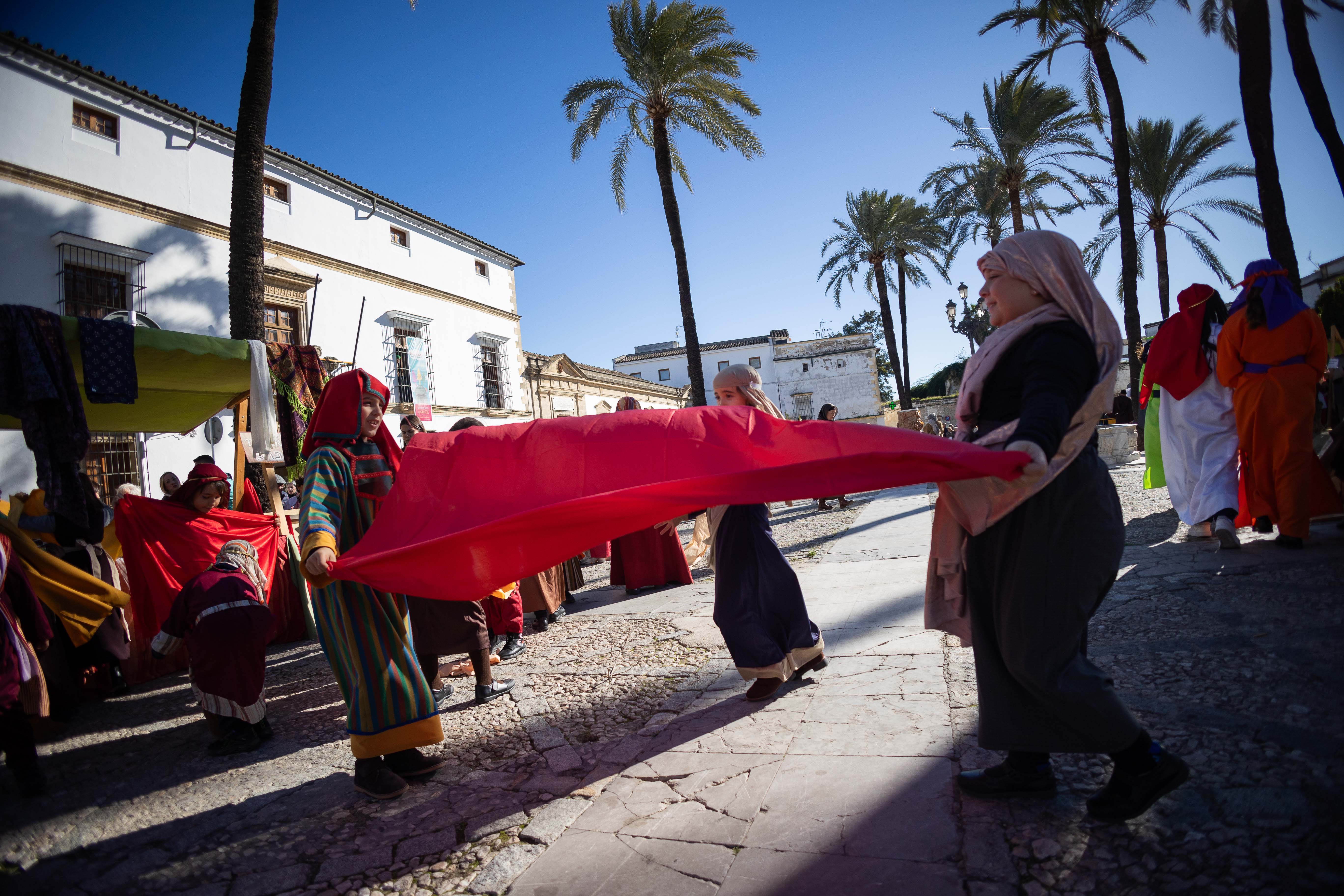 Un Belén viviente en pleno barrio de San Mateo