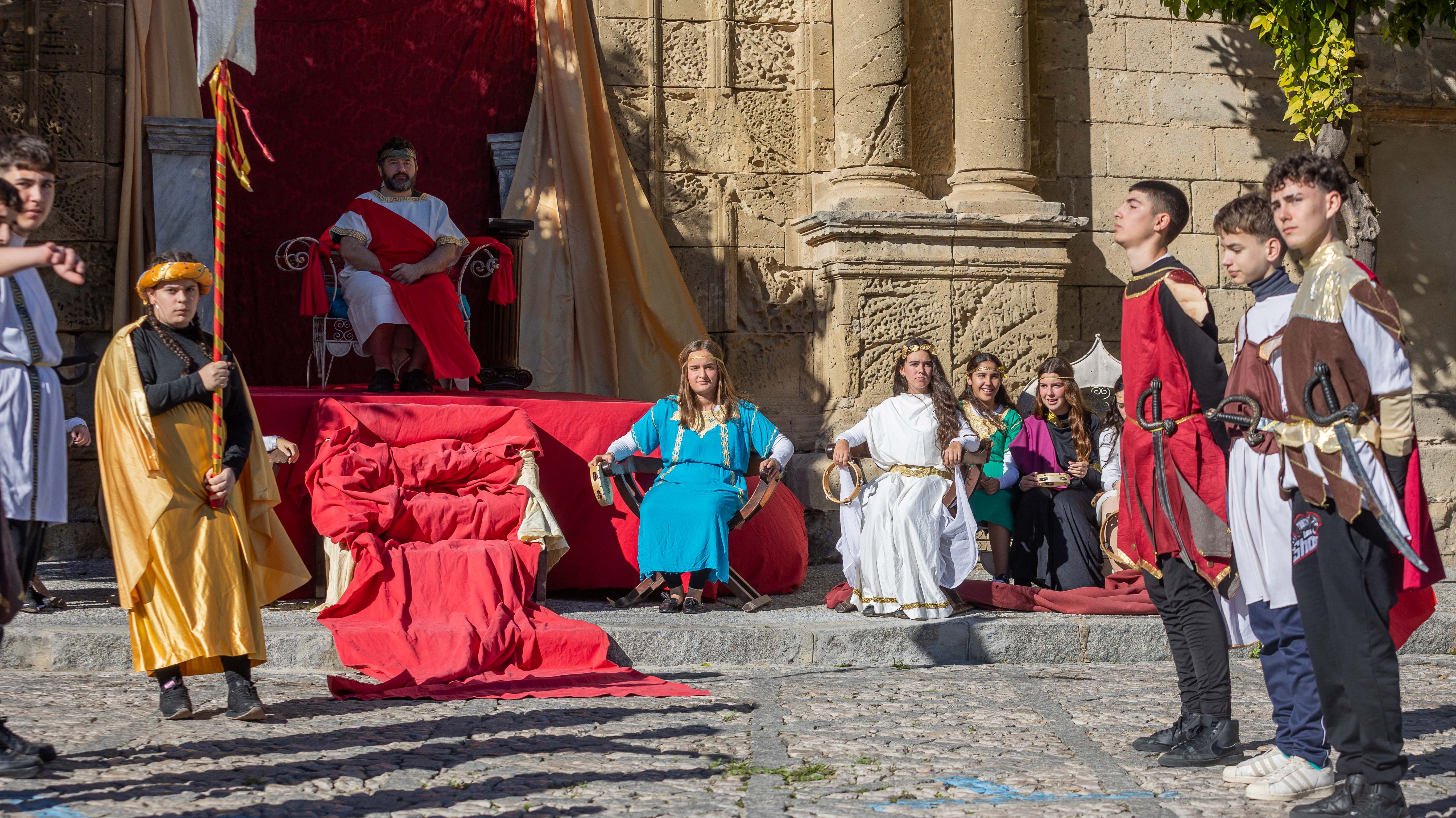 Un Belén viviente en pleno barrio de San Mateo