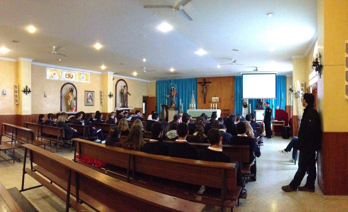 Una misa en un colegio religioso. FOTO: Salesianos