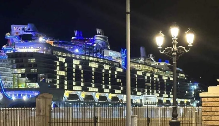 Imagen del crucero más grande del mundo.