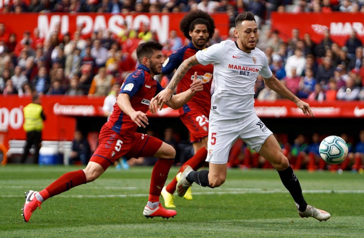 El Sevilla, en uno de sus últimos partidos. de Liga. FOTO: Sevilla FC