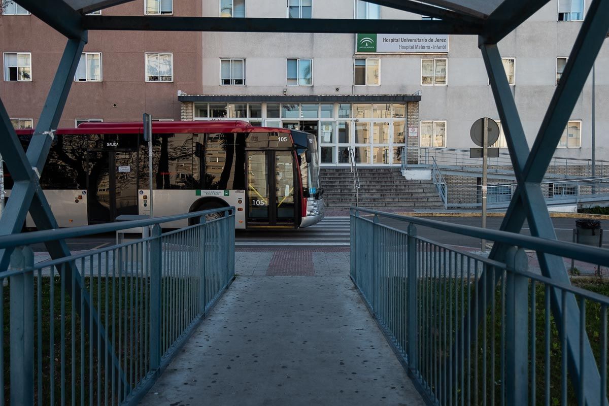 El Hospital de Jerez, durante la pandemia. FOTO: CANDELA NÚÑEZ