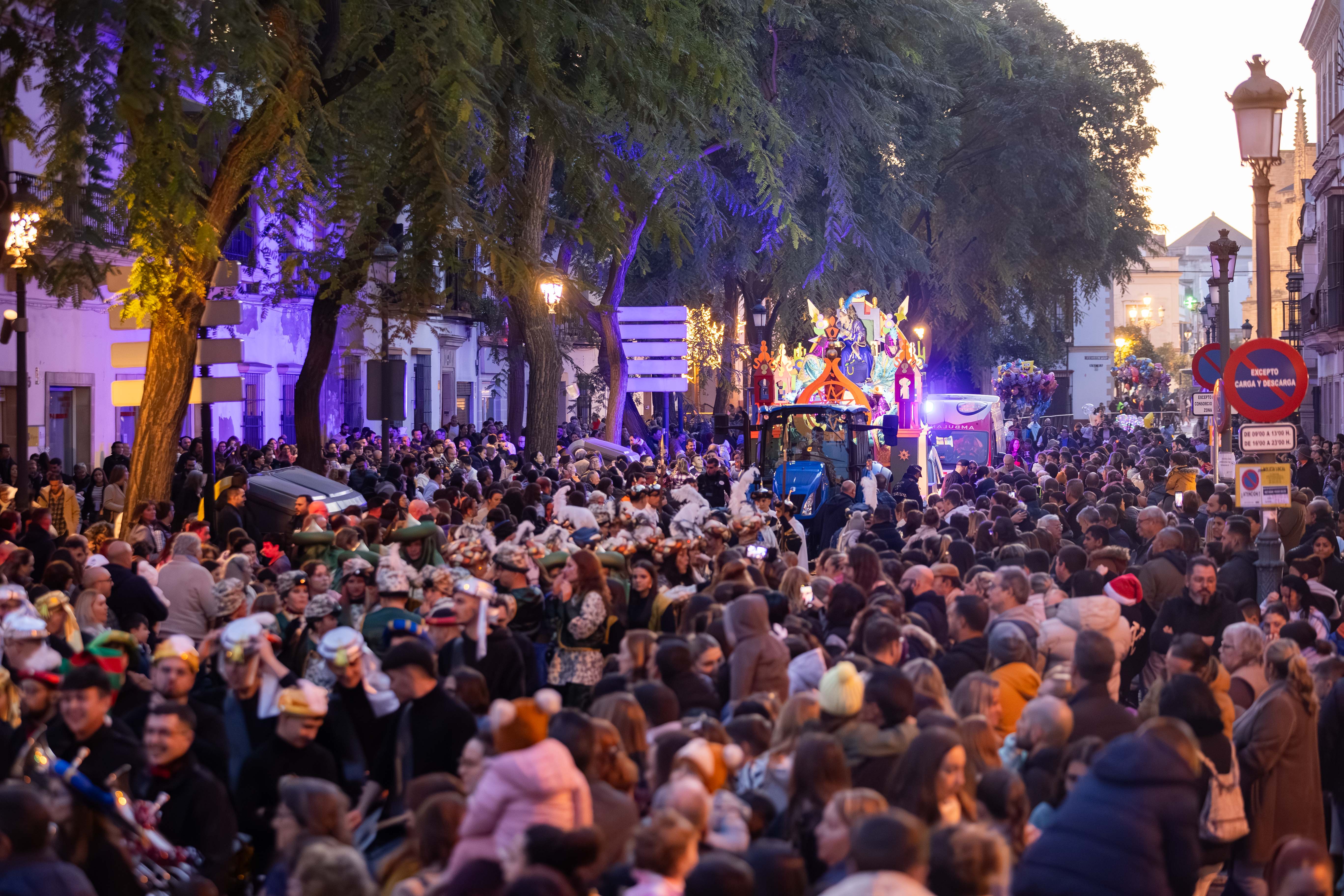 La cabalgata de la Cartera Real, donde también había que extremar la vigilancia con los niños.