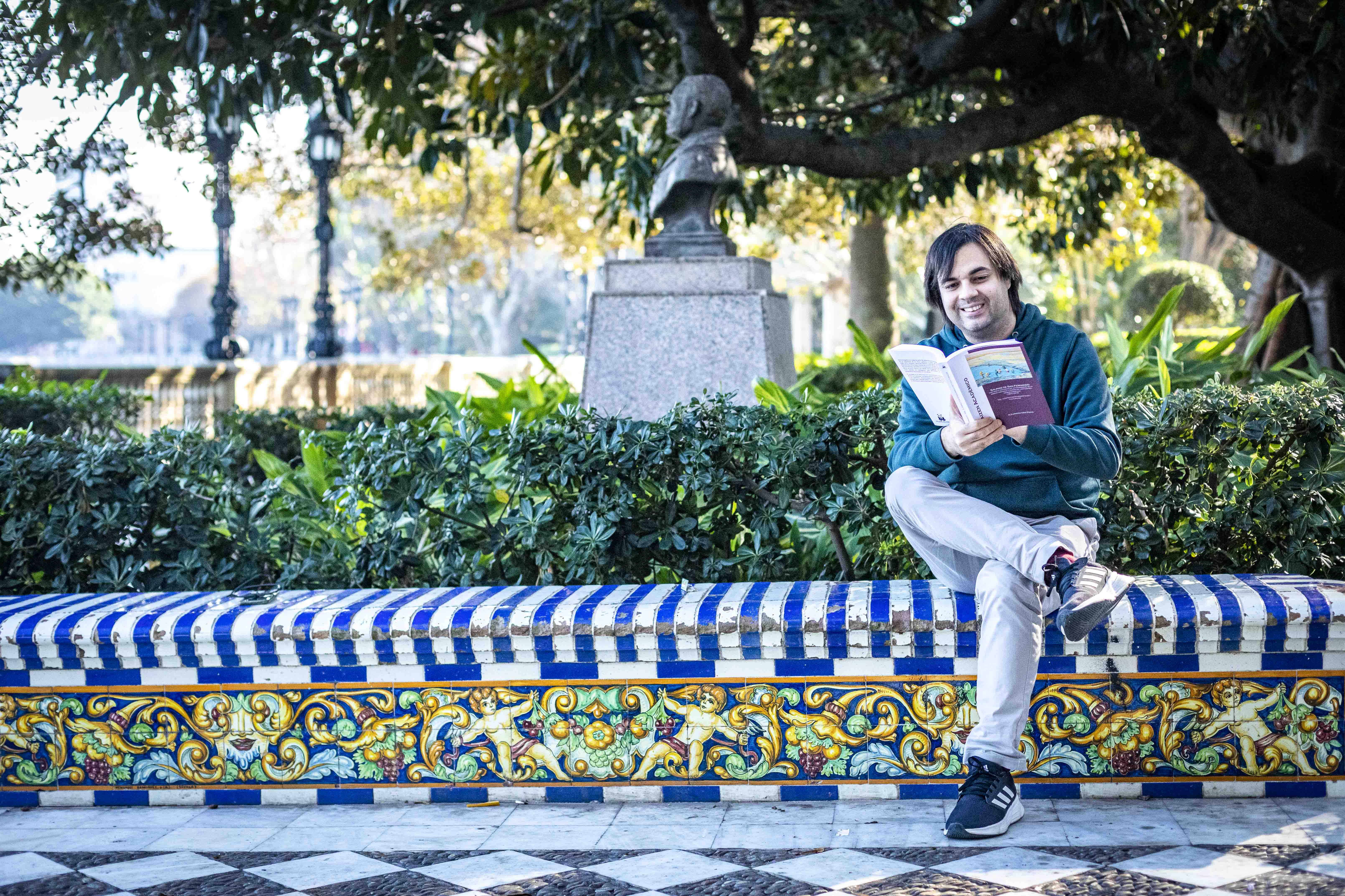 El autor del libro sobre las salinas de San Fernando, Alejandro Díaz.