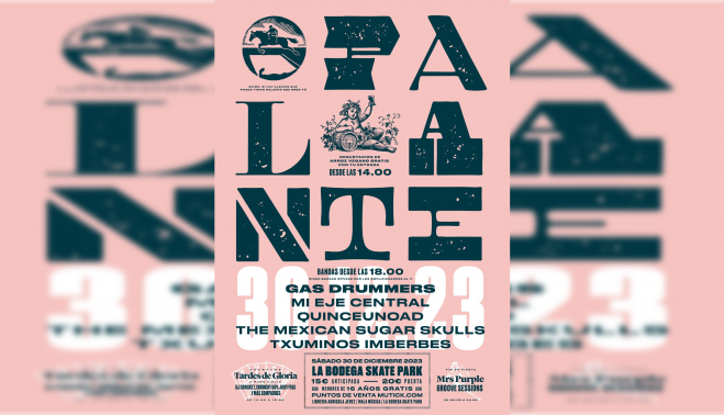 Cartel promocional del Palante Fest'23.