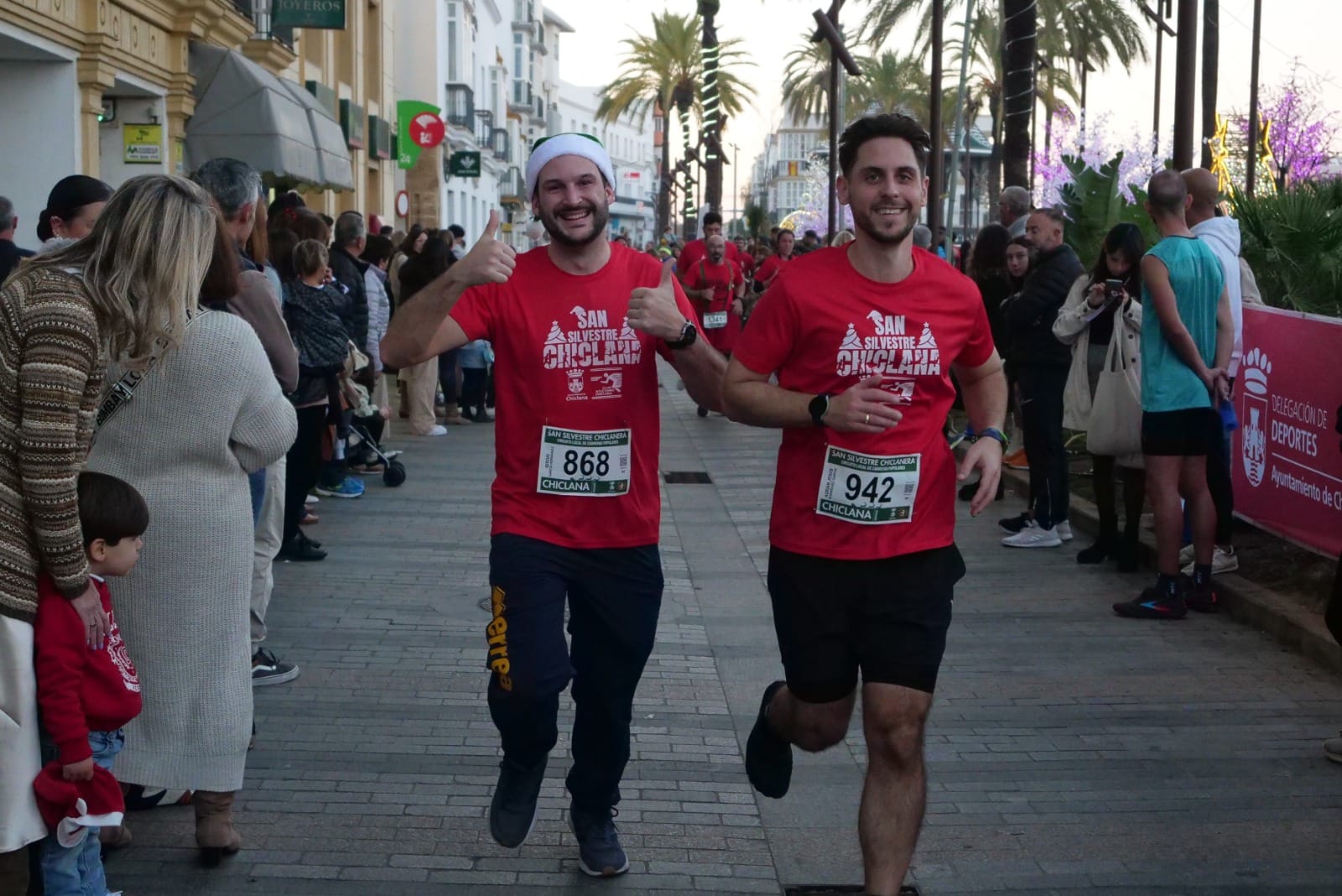 La San Silvestre de Chiclana, en imágenes