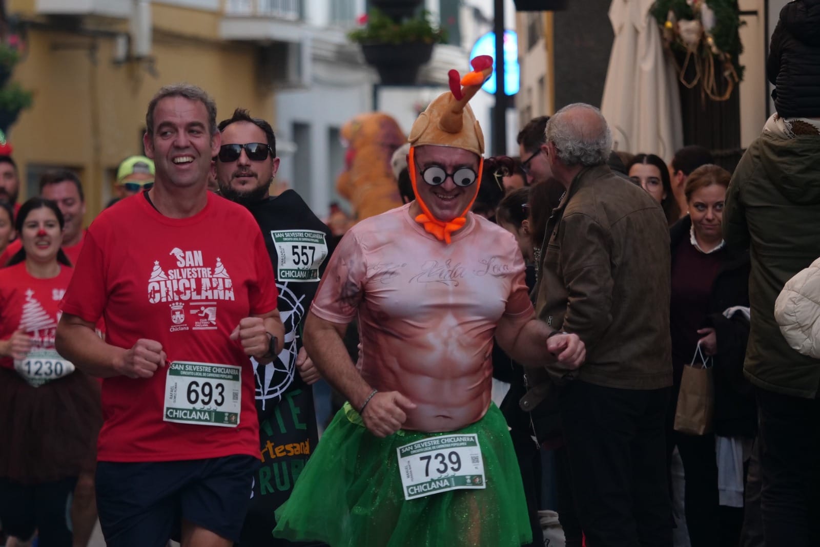 La San Silvestre de Chiclana, en imágenes