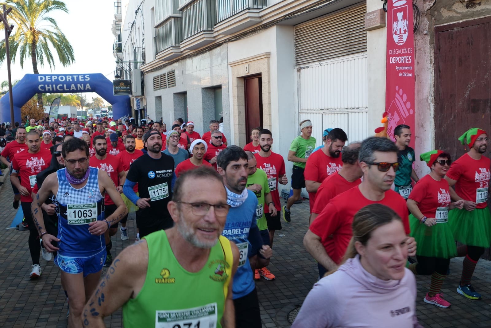 La San Silvestre de Chiclana, en imágenes